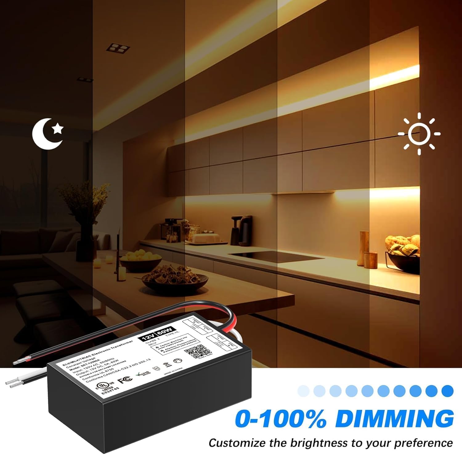 Dimmable LED Driver - 12V Power Supply for Lights -2 Dimmable LED Driver - 12V Power Supply for Lights -2