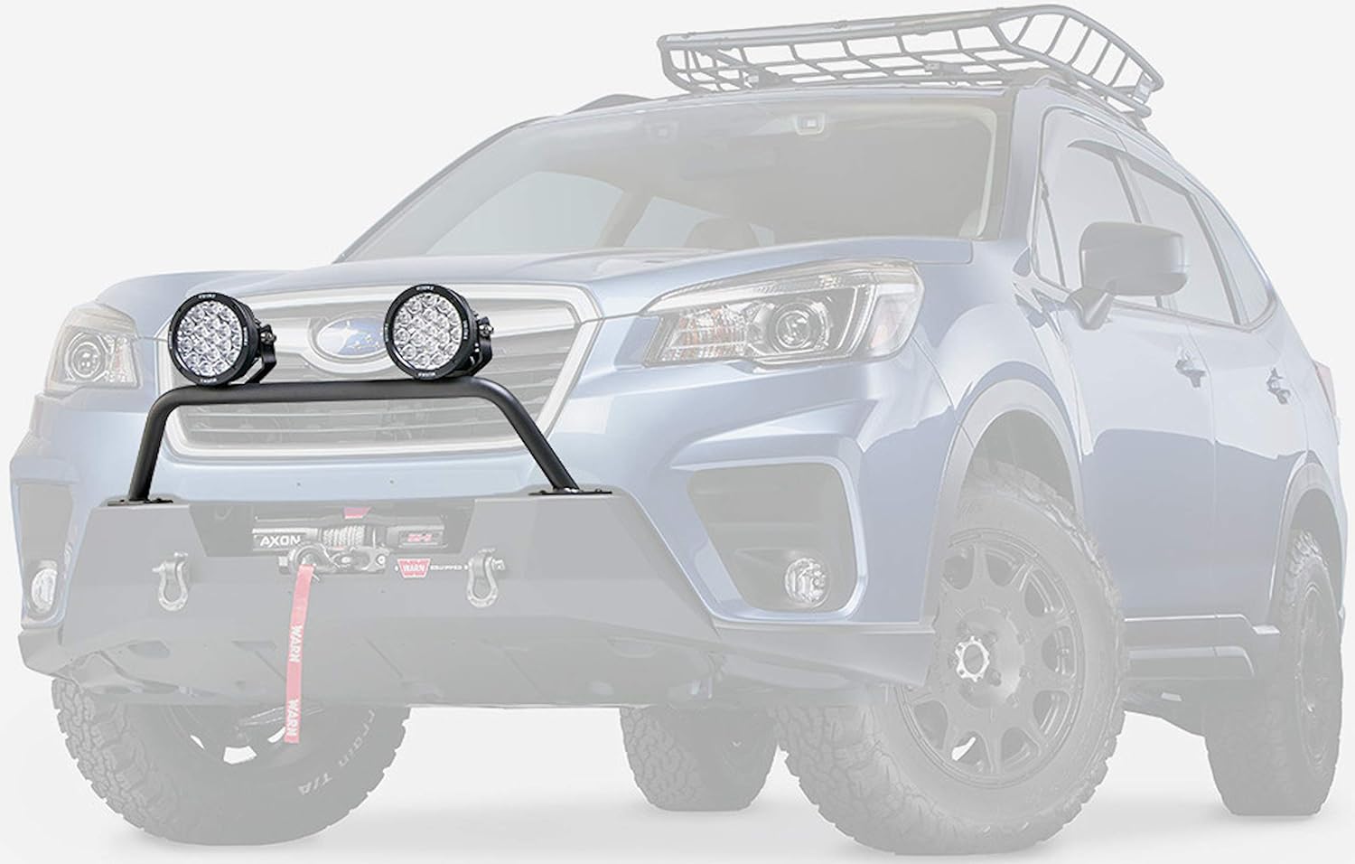 WARN 106236 Bolt-On Grille Guard Tube Kit, Fits: Subaru Crosstrek (2018-Current)
