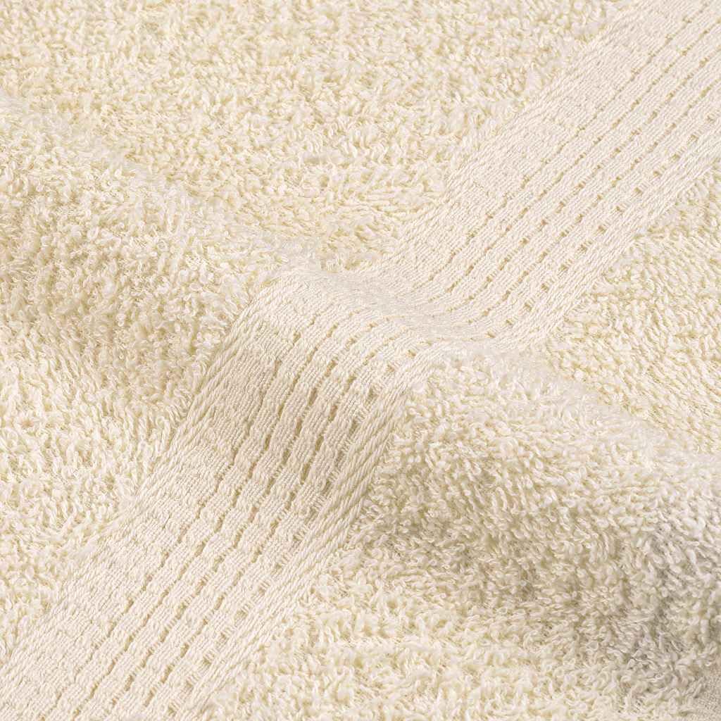 vidaXL Toallas de Baño 4 uds Crema 100x150 cm 360 g/m² 100% Algodón