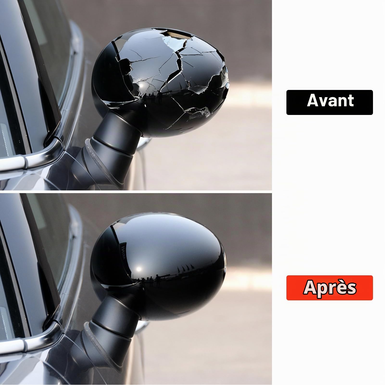 TTCR-II Coque de Rétroviseur pour Mini Cooper R55 R56 R57 R58 R59 R60 R61
