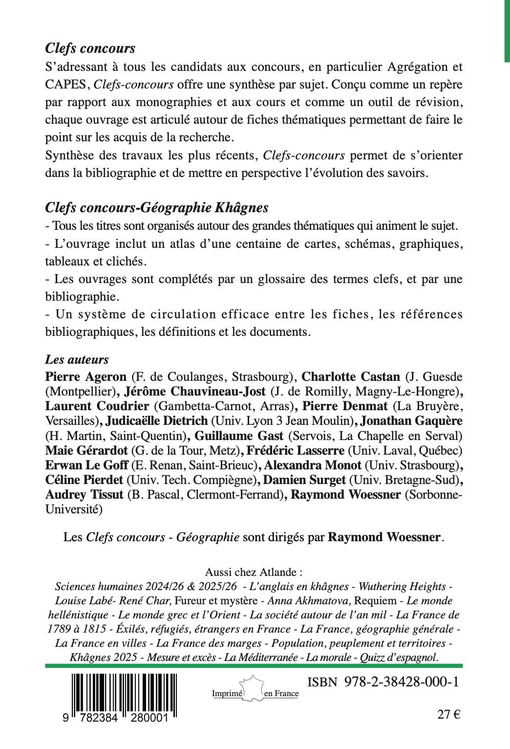 L'eau : étude géographique