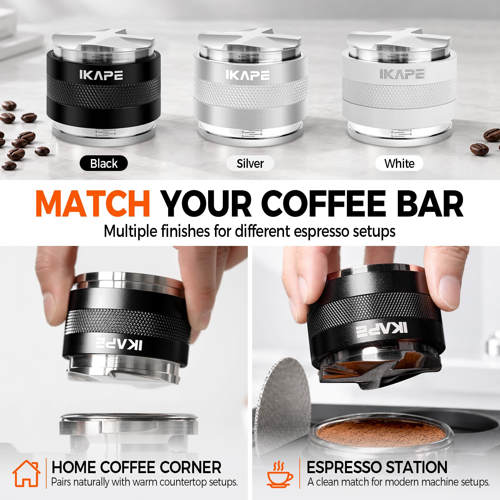IKAPE 58mm Coffee Distributor & Hand Tamper -8 IKAPE 58mm Coffee Distributor & Hand Tamper -8