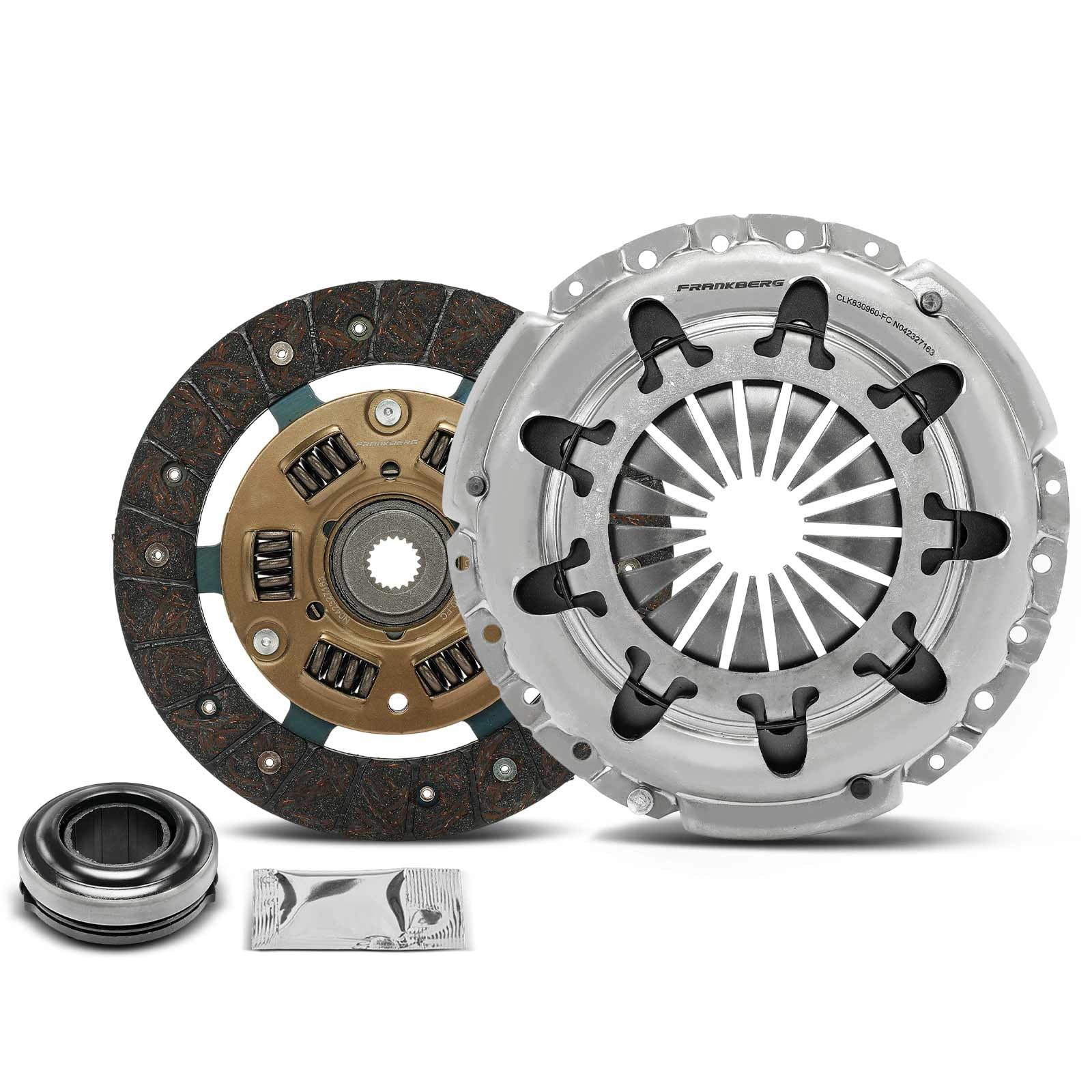 Frankberg Frizione Set frizione Compatibile con 169 Punto Furgone/Compatto 188 Seicento/600 187 Strada Pick-up 178 278 Ypsilon 843 Replace# 46400732