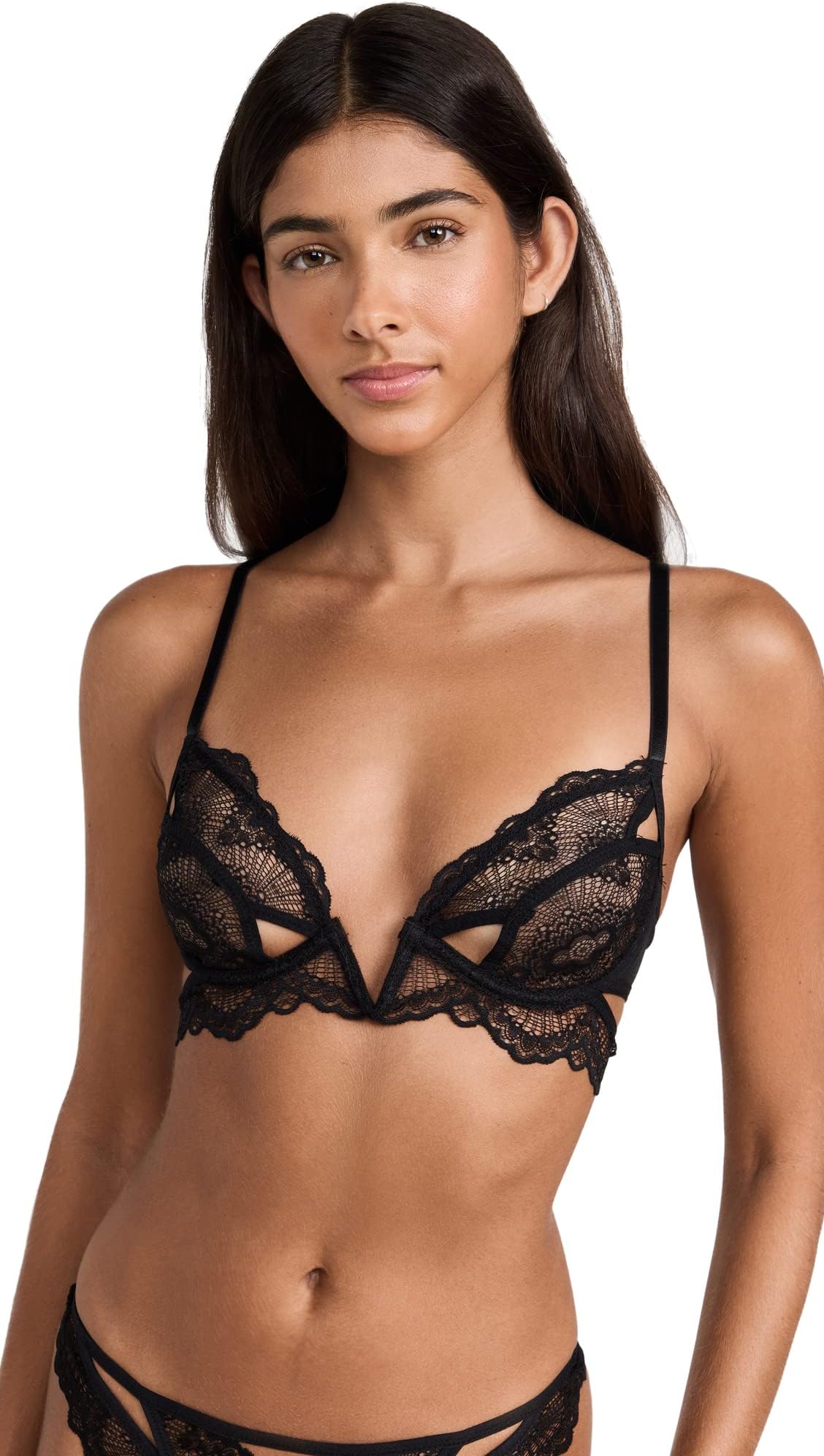 - Thistle & Spire Women's Kane Cutout V Wire Bra