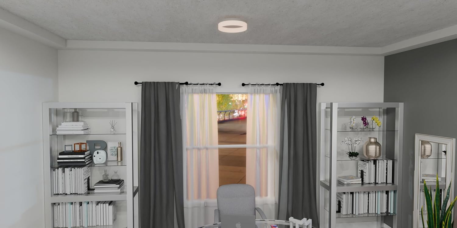 Quoizel Cohen Integrated LED Brushed Nickel Flush Mount Light