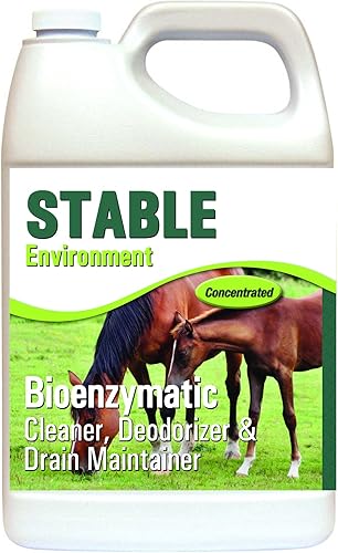 ProVetLogic Limpiador y desodorante concentrado para ambientes estables, establos, graneros, gallineros y bolígrafos, 1 galón