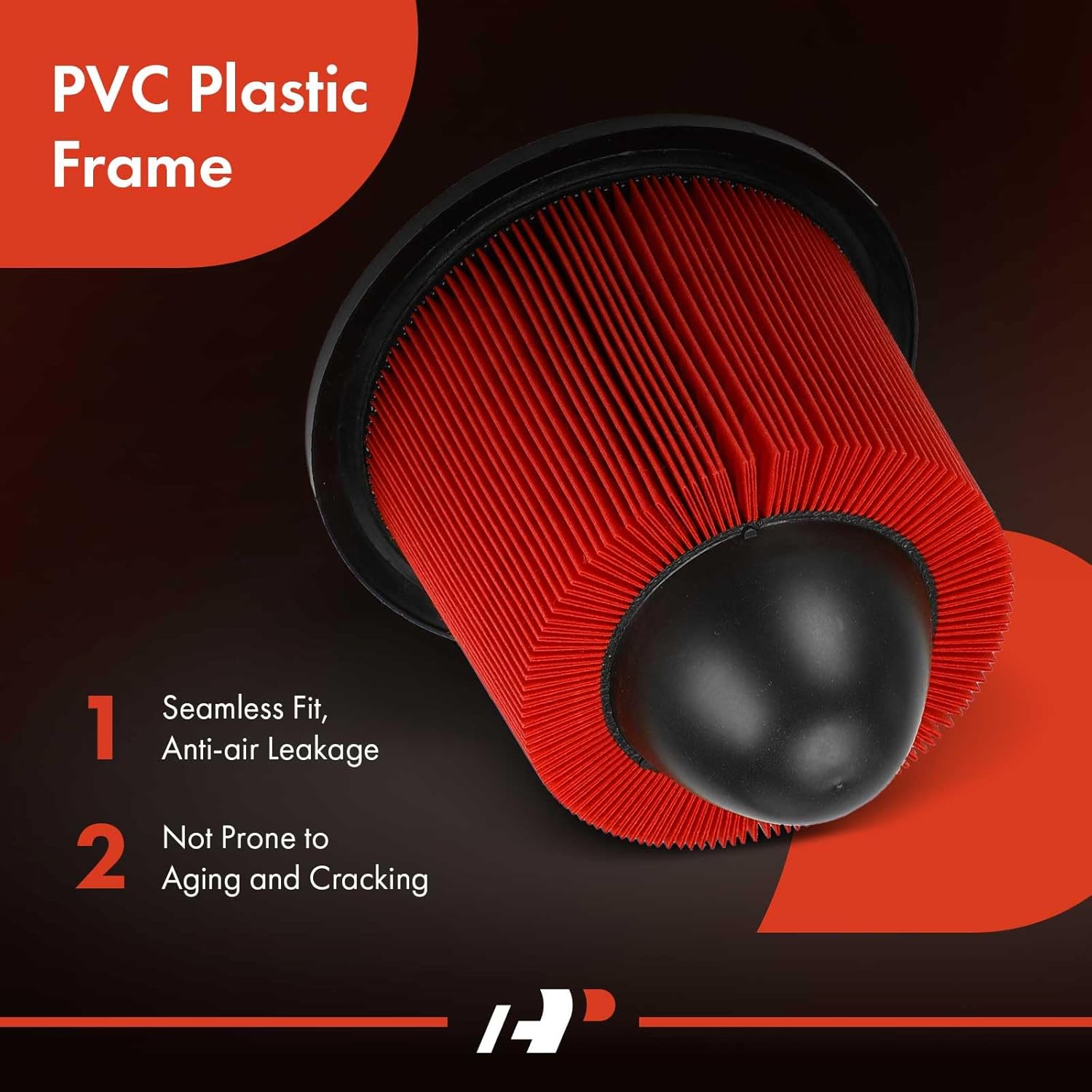 A-Premium 2-PC Pre-oiled Engine Air Filter Compatible with Ford F-150, F-250, F-150 Heritage, F-250 F-350 F-450 Super Duty, Mustang, Expedition & Lincoln Navigator, Continental