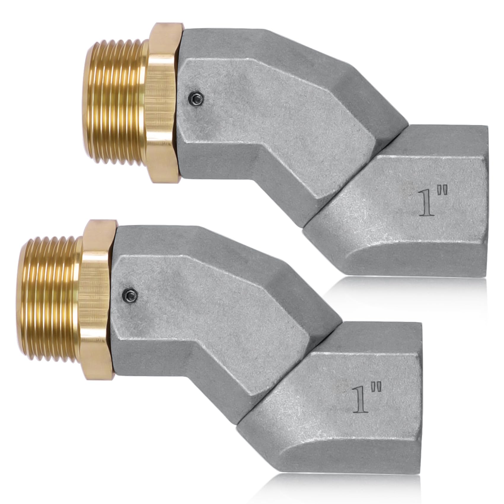 Manguera de combustible NPT giratoria de 1 pulgada, conector giratorio de 360 grados para bomba de transferencia de combustible, boquilla de montaje de manguera de combustible, boquillas de inyección