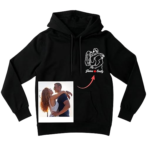 Custom Hoodies Design Your Own, Personalized Matching Hoodies for Couples,