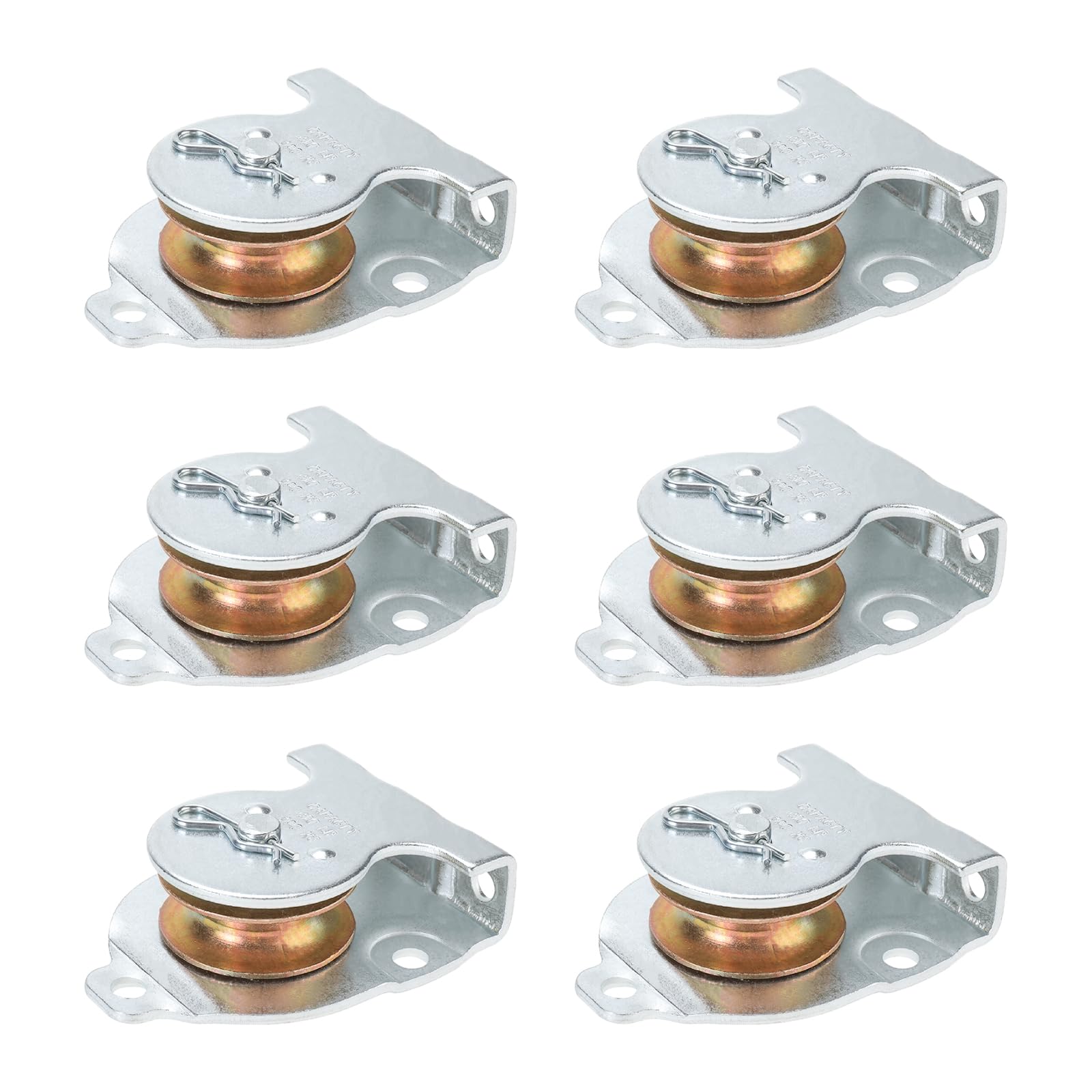 Ceiling Pulleys - 6 Pack Zinc-Plated -1 Ceiling Pulleys - 6 Pack Zinc-Plated -1
