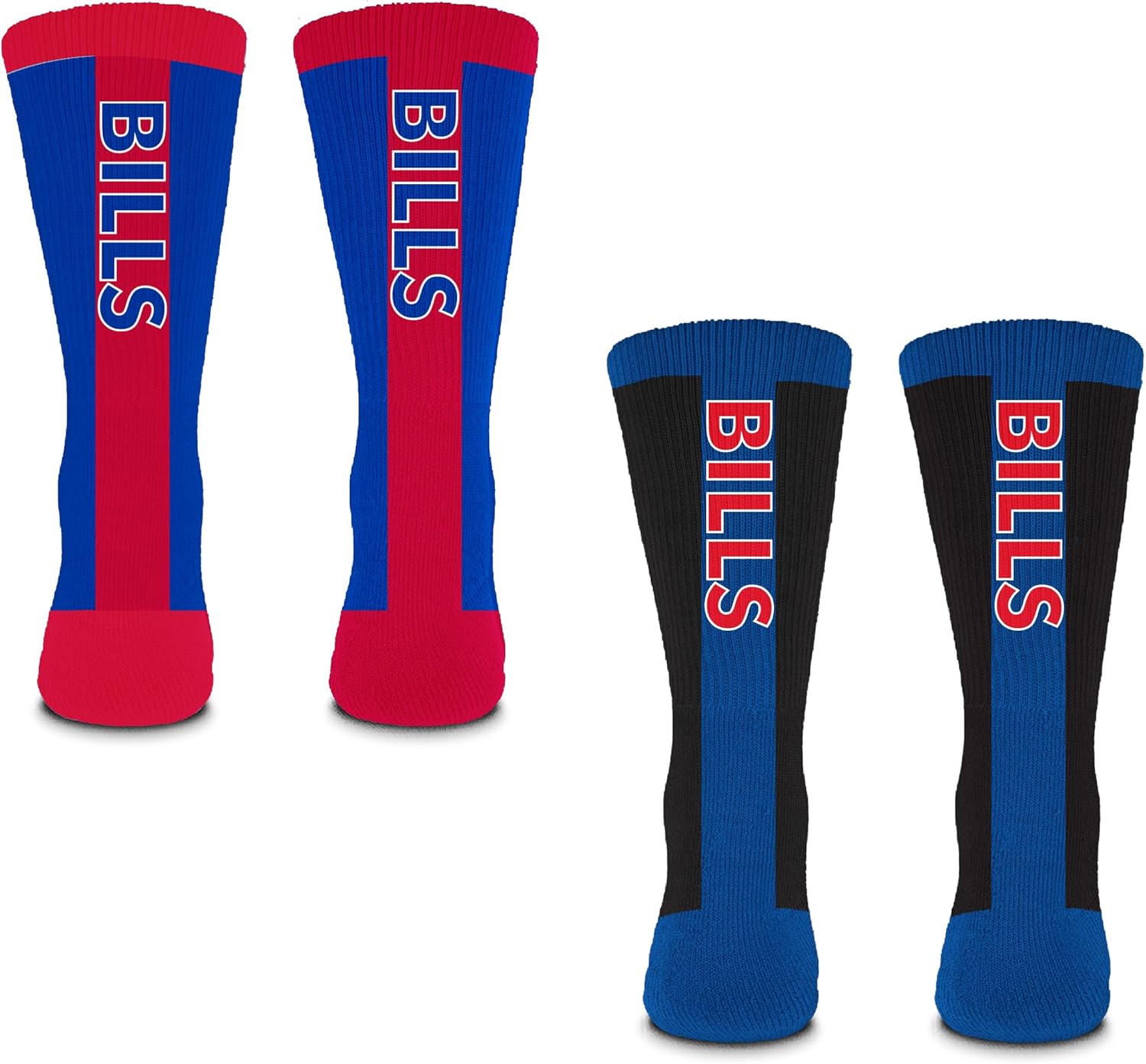 For Bare Feet - NFL MVP Classic Home & Away Crew Socks - 2 pack - Image 2