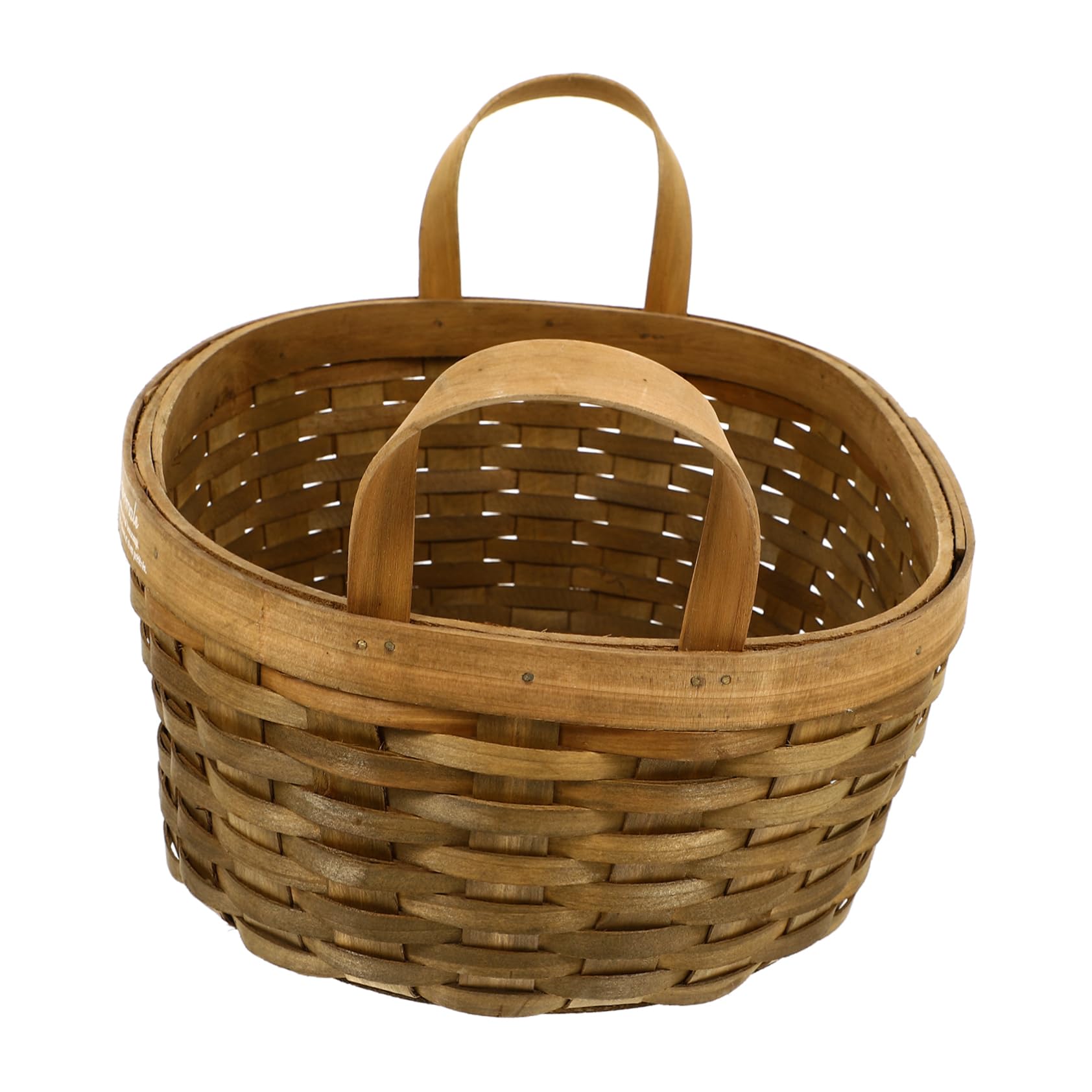 Vaguelly 1PC Handheld Storage Basket for Home Decor Elegant Egg and Bread Basket Natural Material Tabletop Organizer for Kitchen Living Restaurant Cafe Use