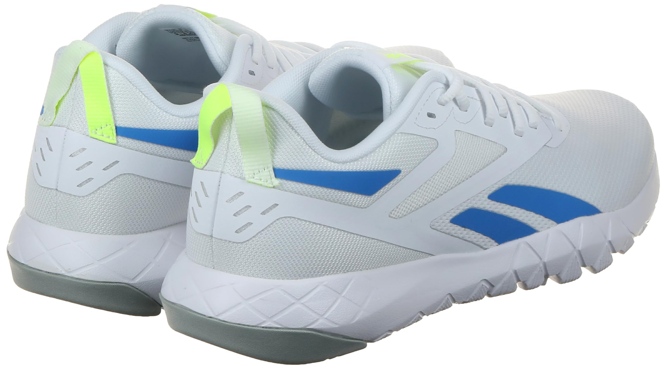 Reebok Herren FLEXAGON Force 4 Sneaker,Footwear White Kinetic Blue Digital Lime,40.5 EU – Ansicht 4