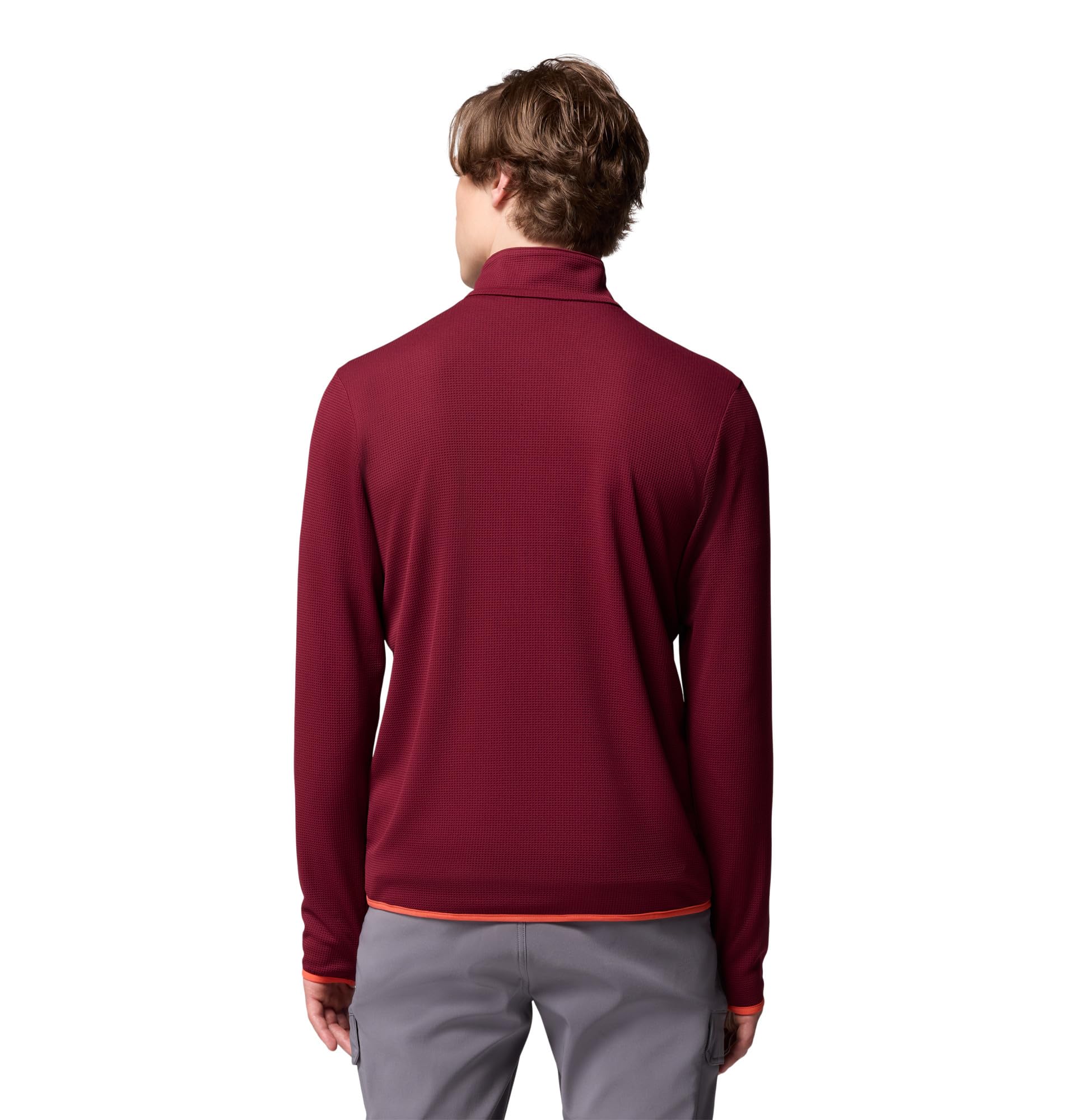 Columbia Męska kurtka Tech Trail Utility Warm Half Zip, Bogate wino, XXL