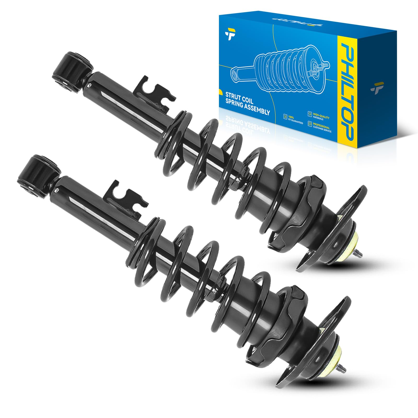 PHILTOP 2Pcs Rear Strut Assembly for 2002-2006 Cooper