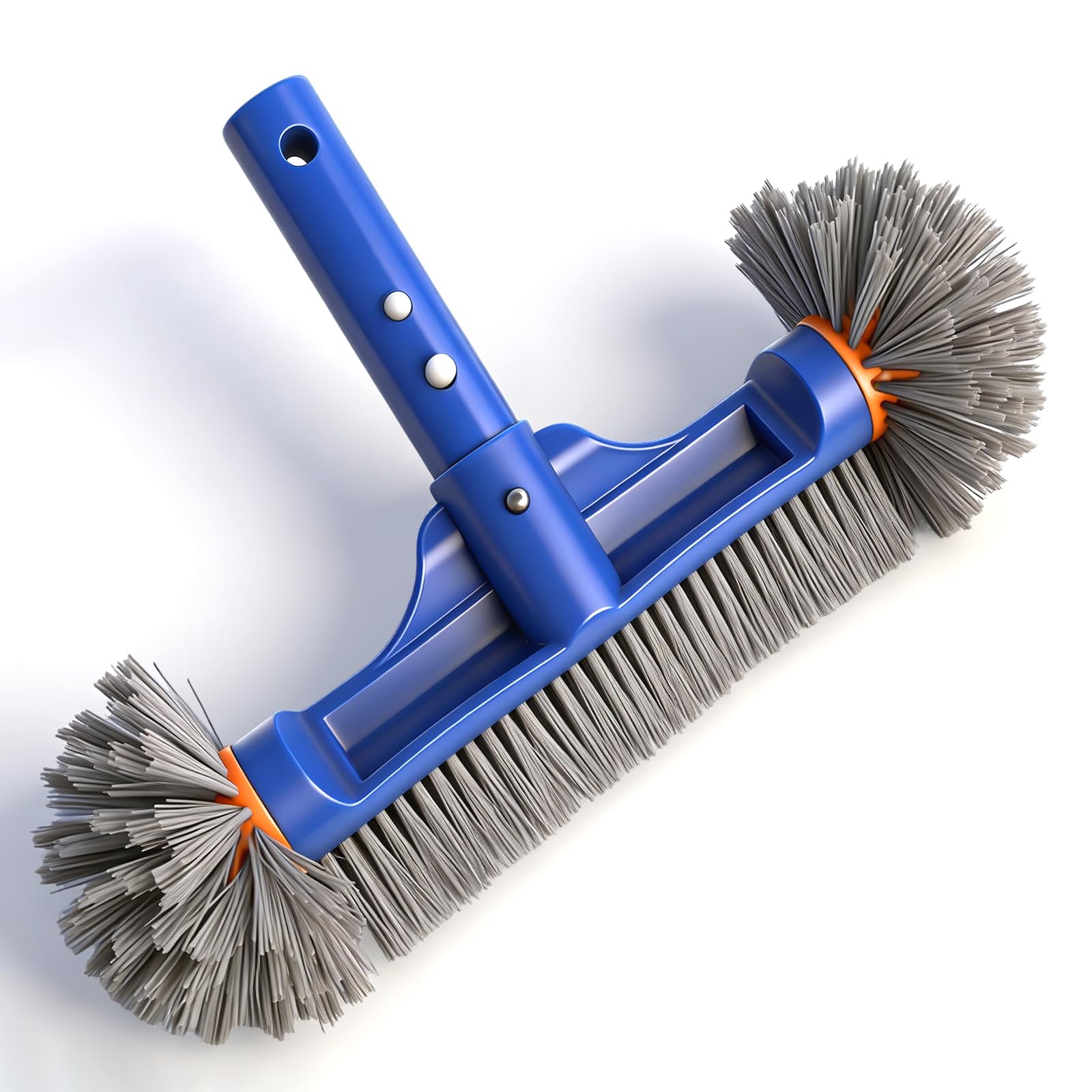 Brosse de nettoyage ronde 13″ pour piscine en film plastique