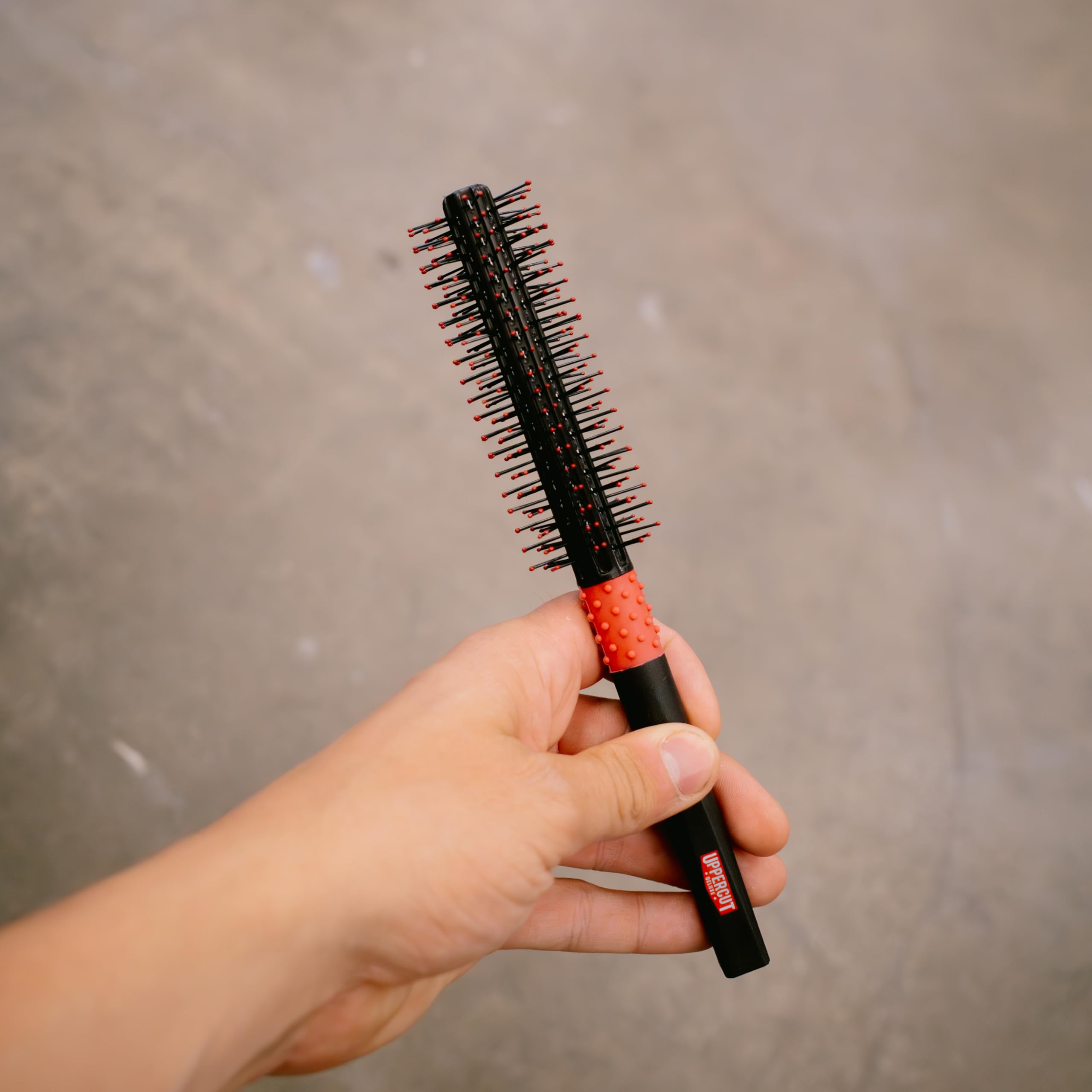 Uppercut Deluxe Quiff Roller For Hair Styling, Volumising Mens Styling Hair Brush to Lift the Hair with Spaced Ball Tipped Bristles to Prevent Pulling