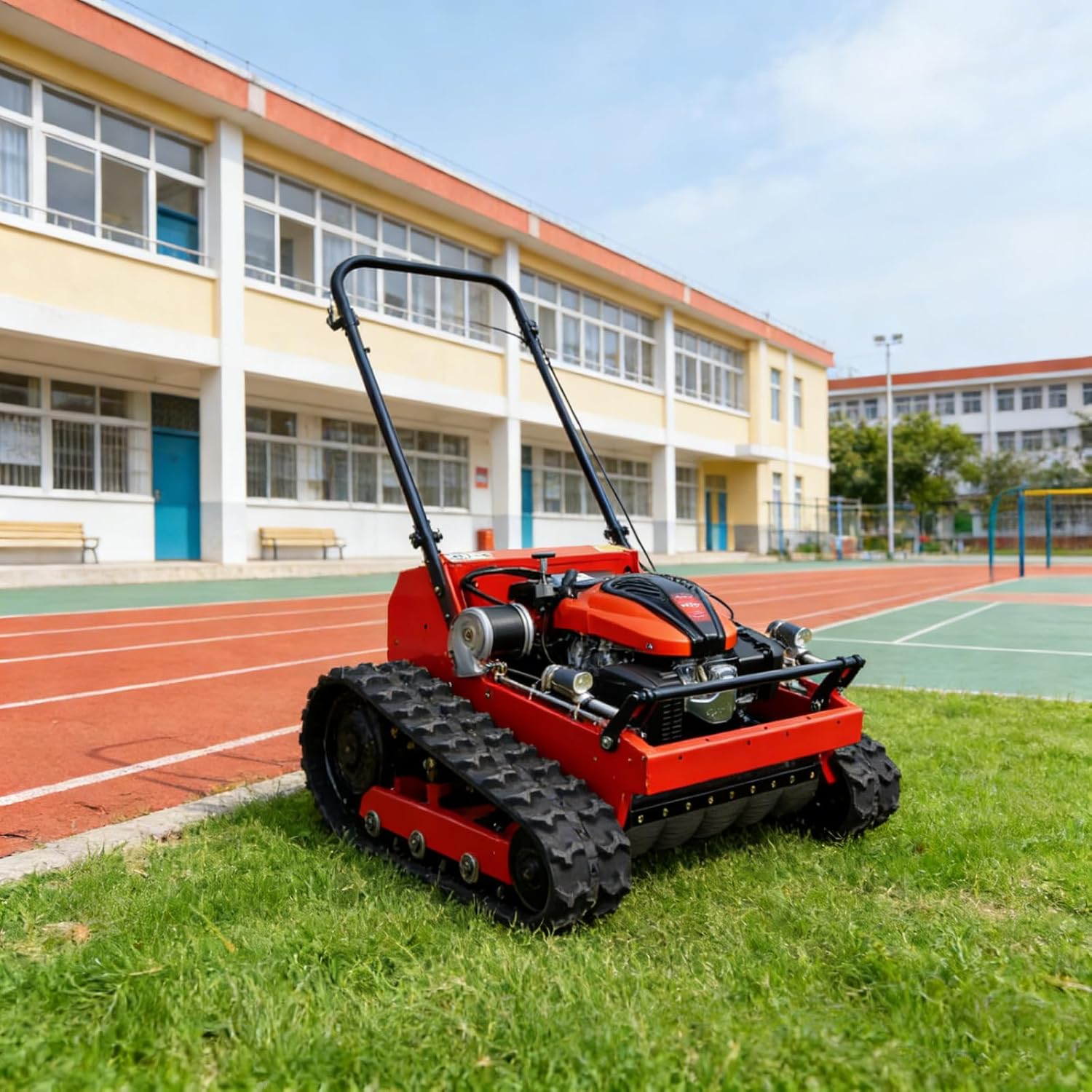 Lawn Mower Machine for Garden Lawn Care Backyard Grass Cutting and Sports Field Maintenance