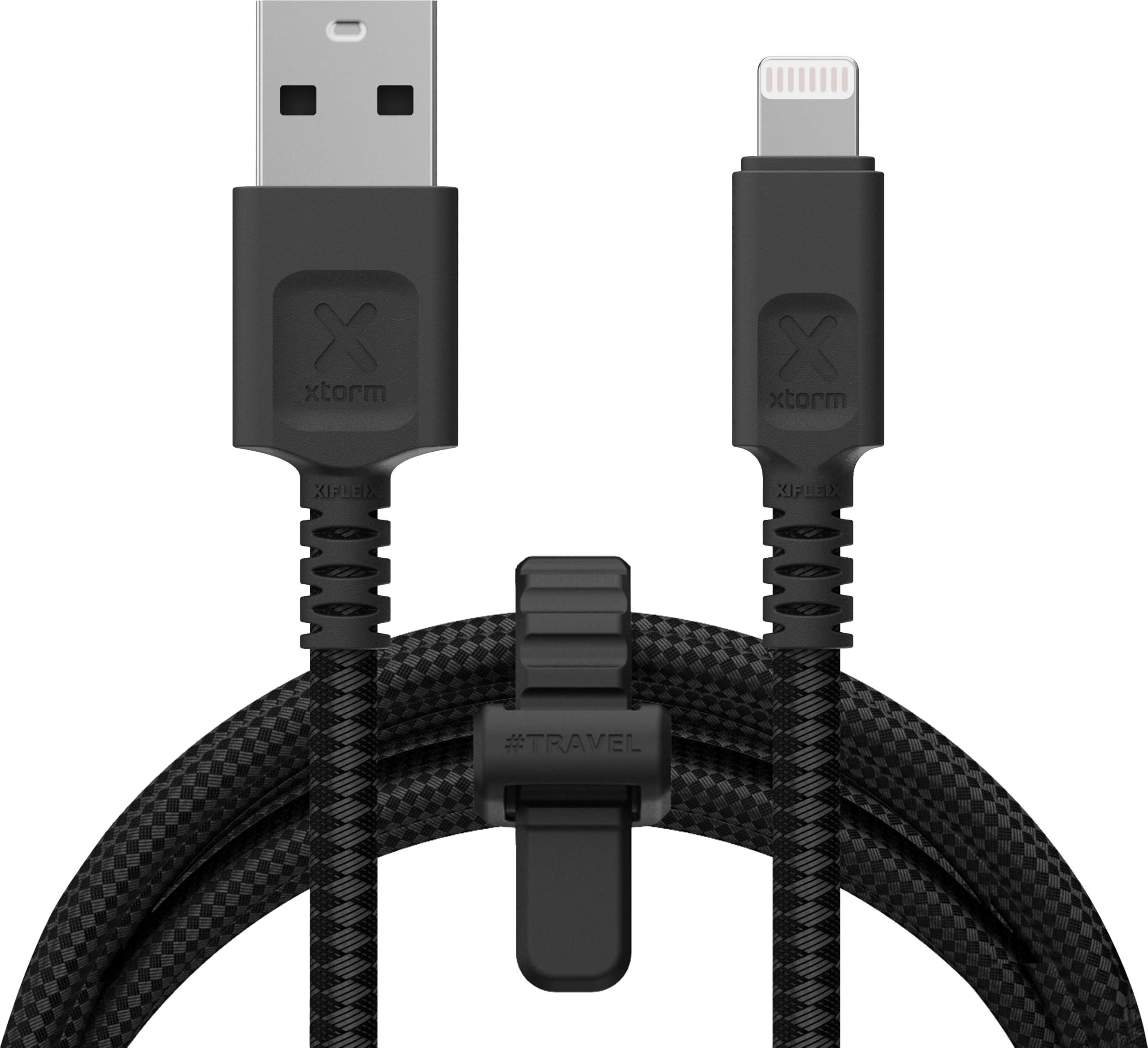Kabel Lightning nowej generacji (1,5 m) USB na czarny Xtorm