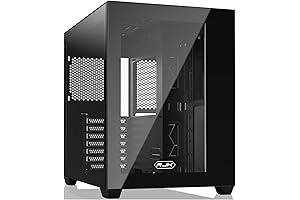 Raijintek Metis ATX PC Case, Innovative Dual Chamber Design with Tempered Glass Side Panel