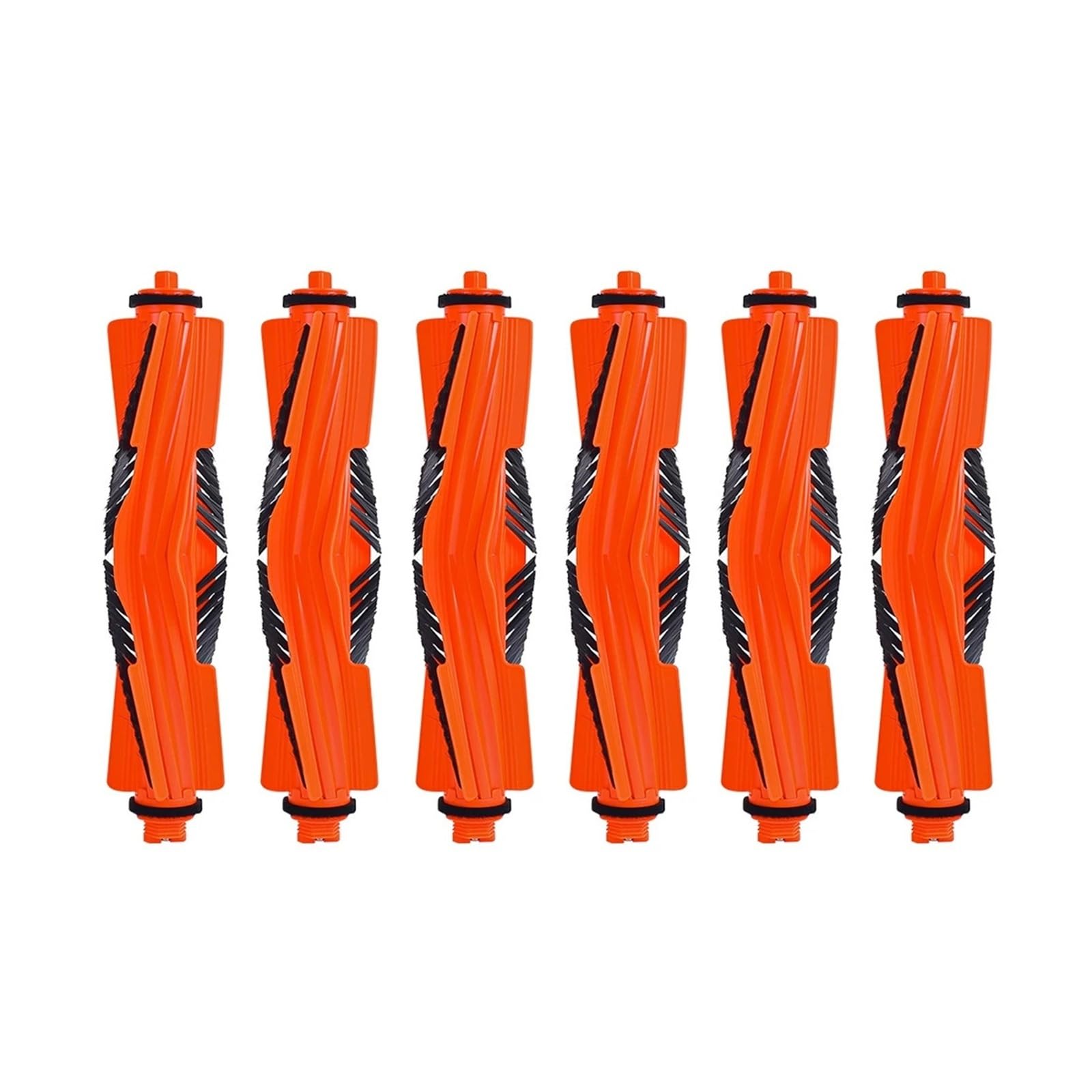 VIXWDRUTY V-shaped Main Brush， Compatible For Xiaomi ，Robot Vacuum S40 OV81 H40 OV51 Central Brush Roll Replacement Acessories Parts Kit(6pcs)