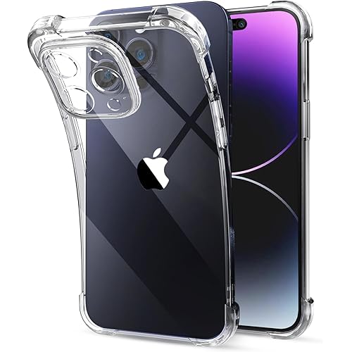 IAIYOXI Clear Case for iPhone 12 Pro Max - Crystal Clear Military Grade Drop Protection, Non-Yellowing Armor, Shockproof Protective Cover, Compatible with iPhone 12 Pro Max (iPhone 12 Pro Max)