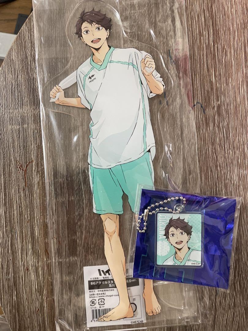 新品未使用⭐️極楽湯 ハイキュー!!及川徹 BIGアクリルスタンド お風呂ver. ハイキュー 極楽湯 アクリルスタンド お風呂ver. 及川徹