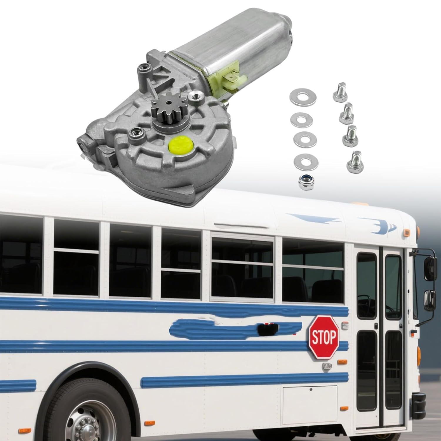 742-5602 Bus Door Motor Fit for IC/IC Corporation/International Models Replacement for 2614984C91 742-5602