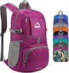 WATERFLY Sac à dos pour sac de jour : 25/35L Ultra Léger Petit voyage pliable Outdoor Day Pack pour les femmes Hommes