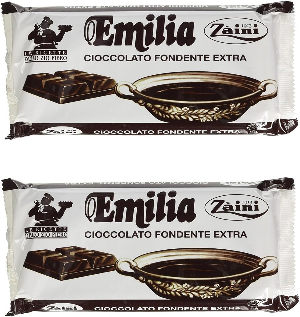 Zaini : Extra Dark Chocolate Cocoa 50% , 200g (pack of 2)