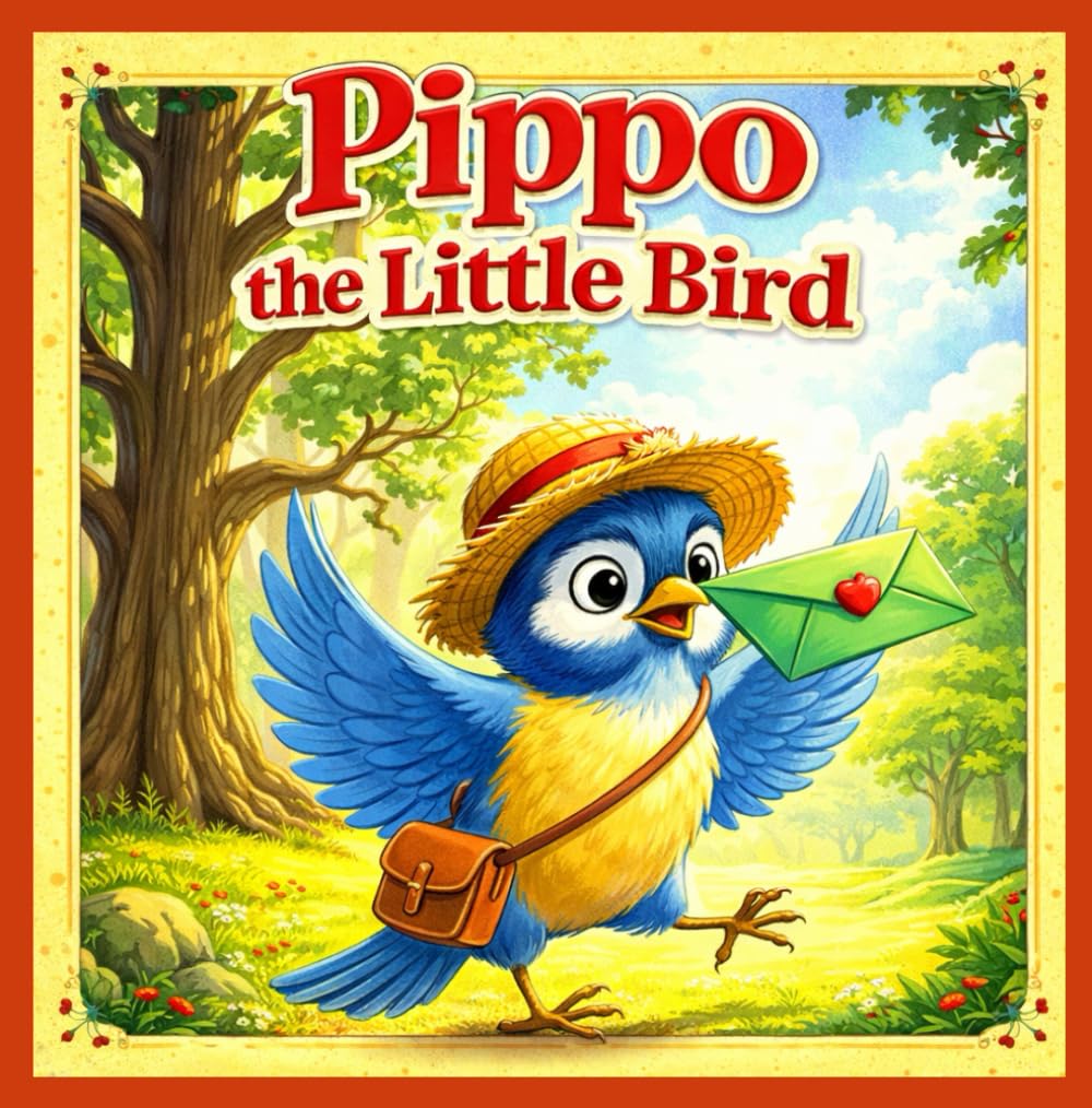 Pippo the Little Bird: A Gentle Nature Picture Book About Kindness, Friendship, and the Joy of Sending Letters