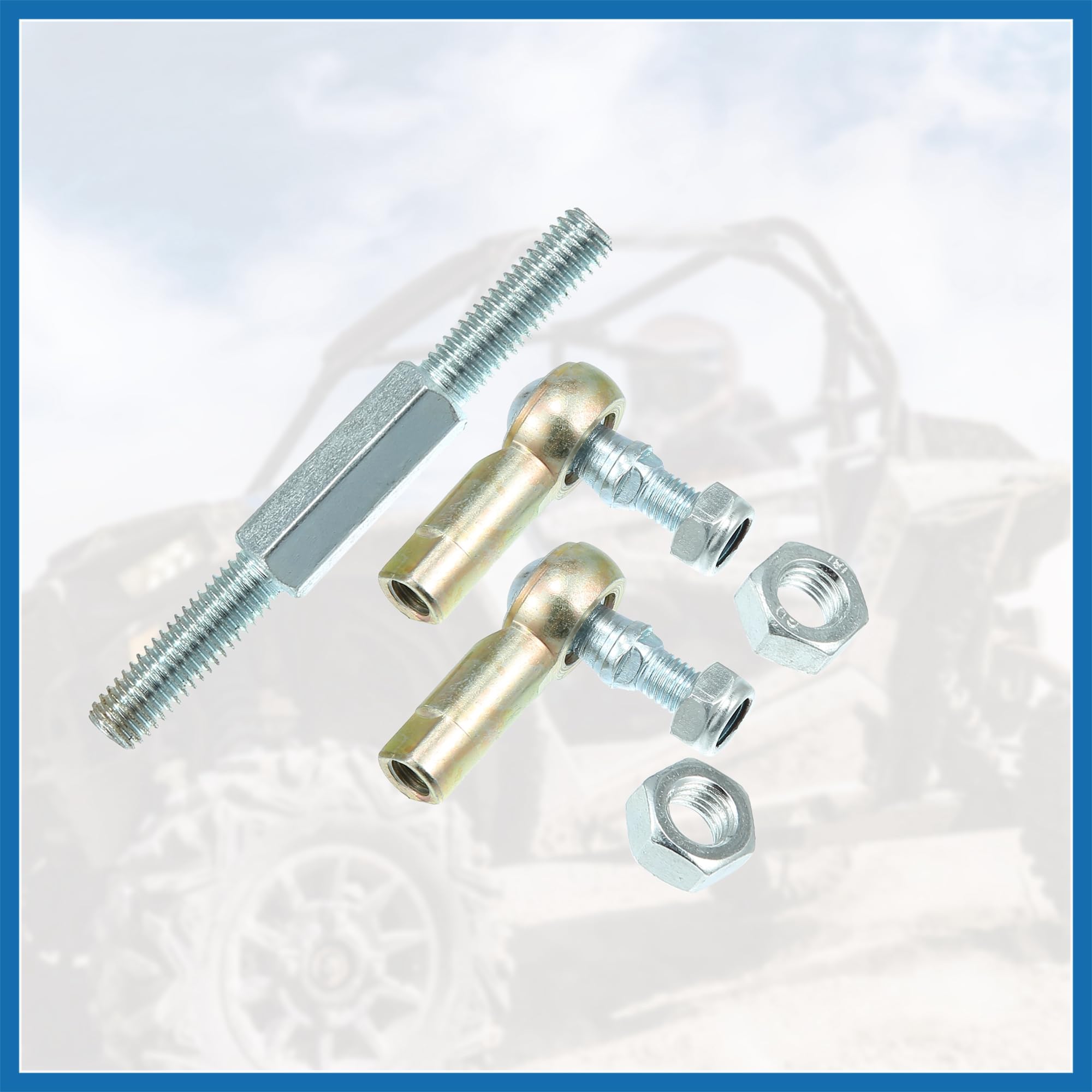 A ABSOPRO 2Stk M8 Lenkspurstange für 50cc 70cc 90cc 110cc 125cc ATV 185 mm Artikelaustausch