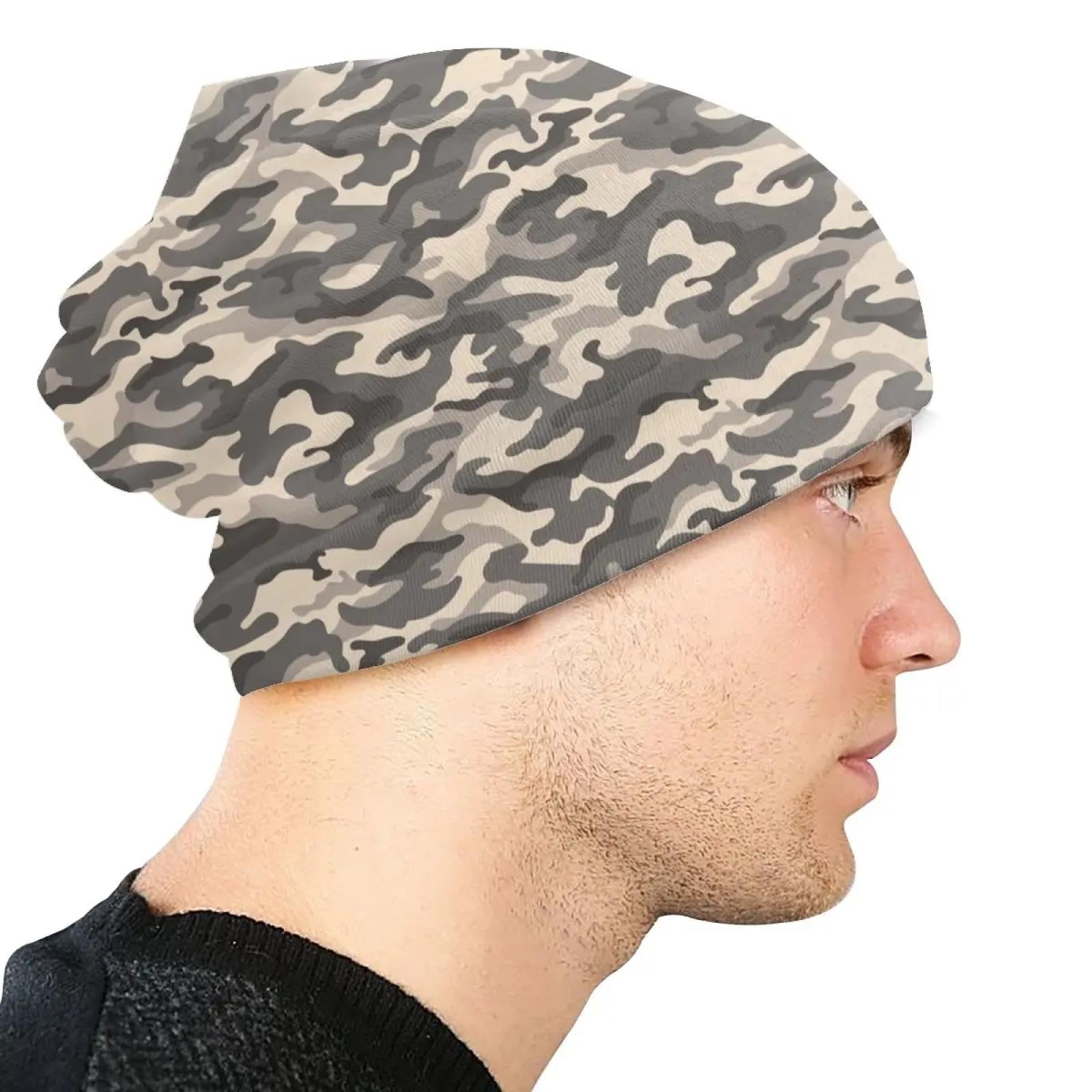 Czapki czapki Skullies czapki beanie czapka czapki czapki Skullies czapki beanie czapka czapka kamuflaż czapki uniseks mężczyźni kobiety Homme wiosna ciepła czapka termiczna czapka dzianinowa,