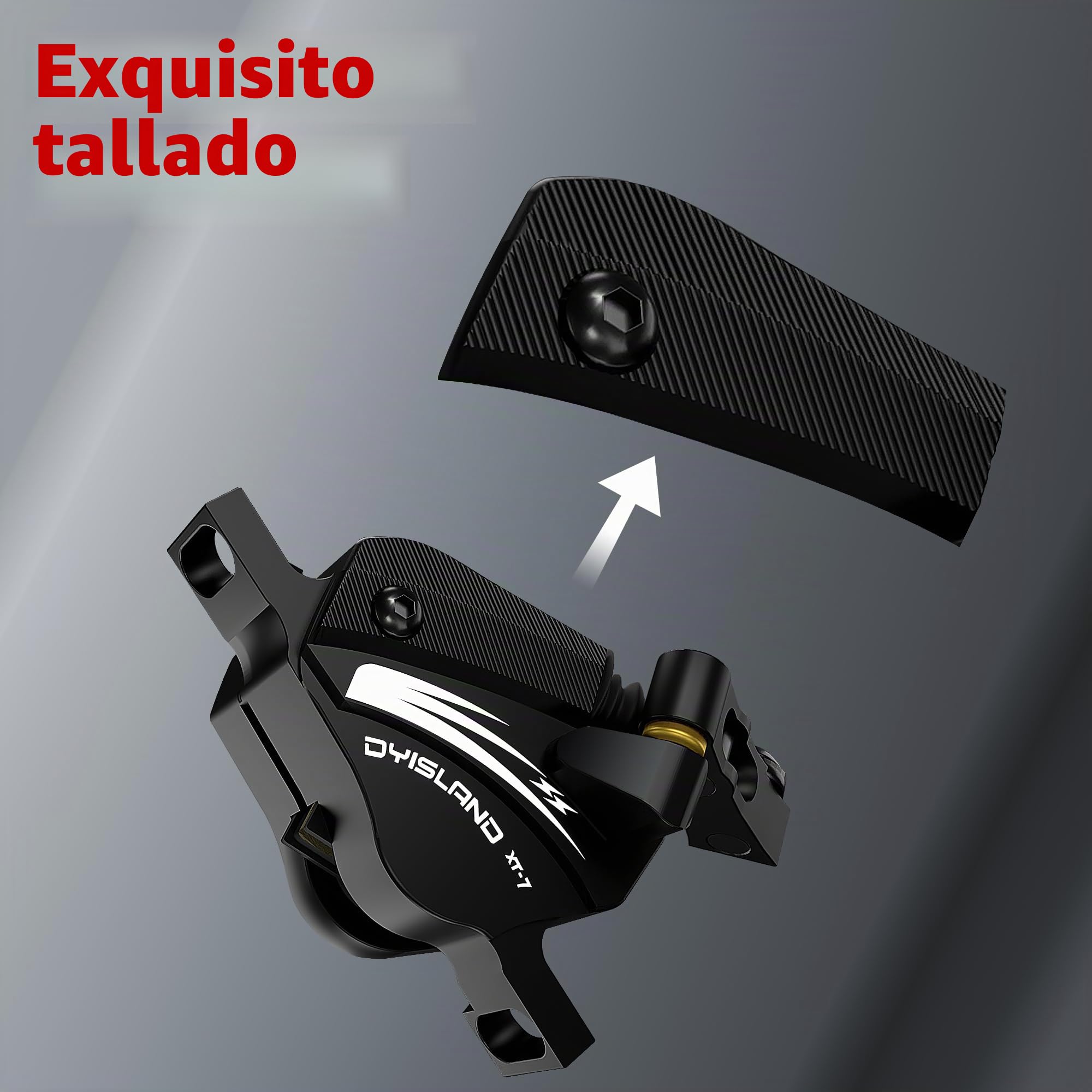 XT-7 - Pinzas de Freno de Disco hidráulicas híbridas extrapotentes para MTB/Bicicleta de montaña