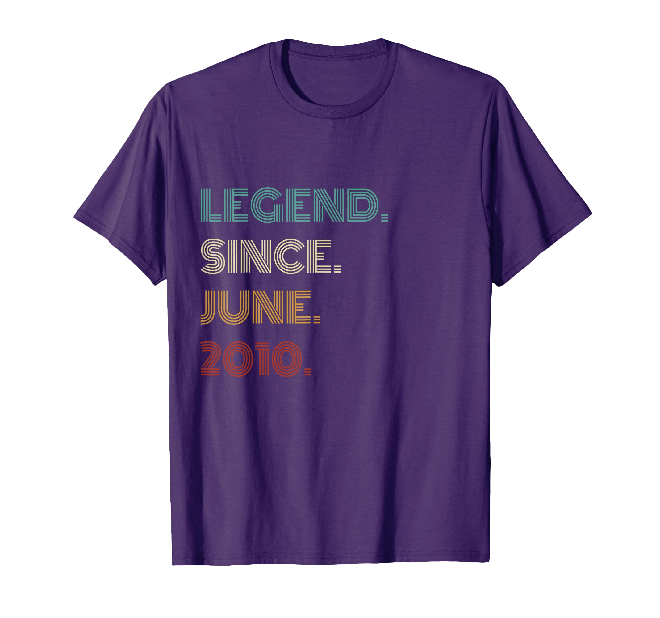 16 Years Old Legend Since June 2010 16th Birthday T-Shirt