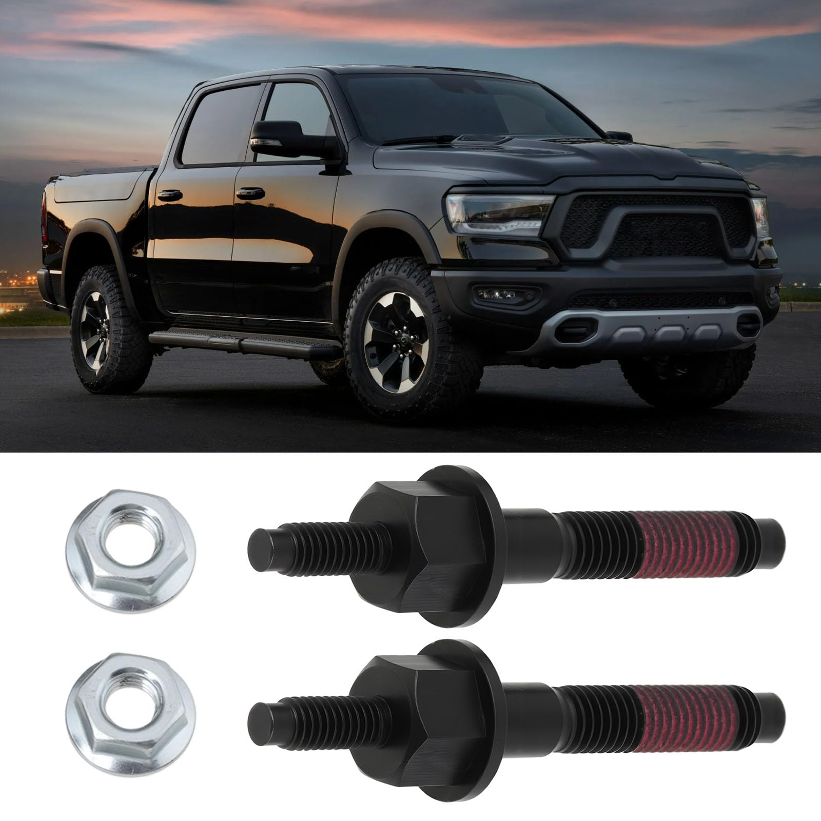 OTOTEC Kit de 13 Boulons pour Tuyau D'échappement de Voiture 03309 06509863AA 6505316AA 6507746AA Compatible avec Chrysler Compatible avec Jeep