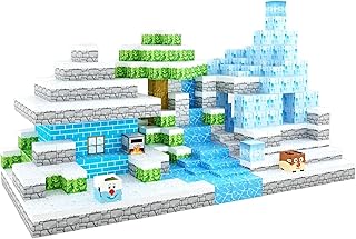 Kadii Magnetic Building Blocks Set, 64 Pieces, Construction Toy for Children from 3 Years, Construction World with Trees, Bridges and Roads, with Strong Magnets, Multicoloured (EIS)