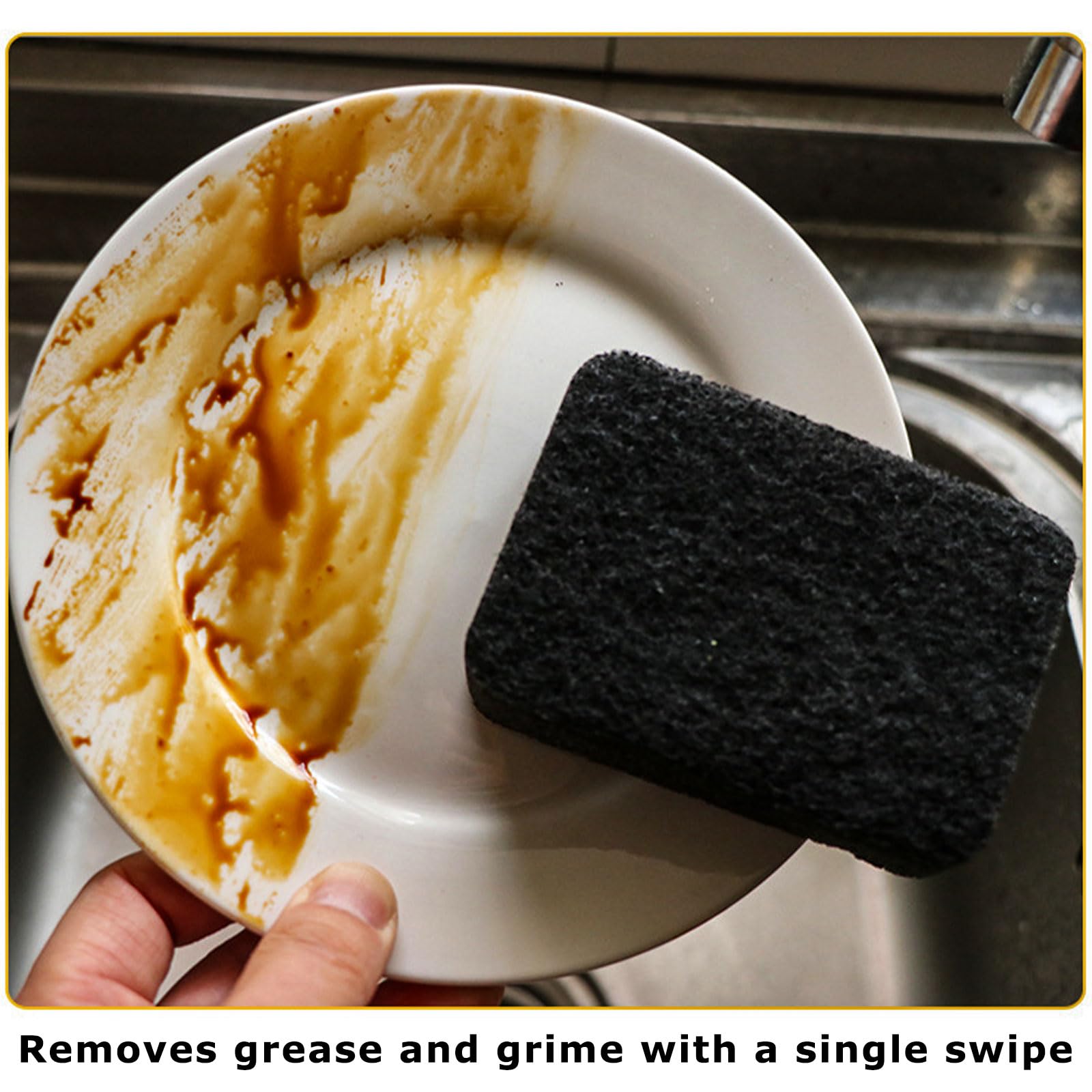 Spugne Magiche Per Cucina - 3pcs Biodegradabili E Lavabili Per Piatti E Superfici - Foto 11