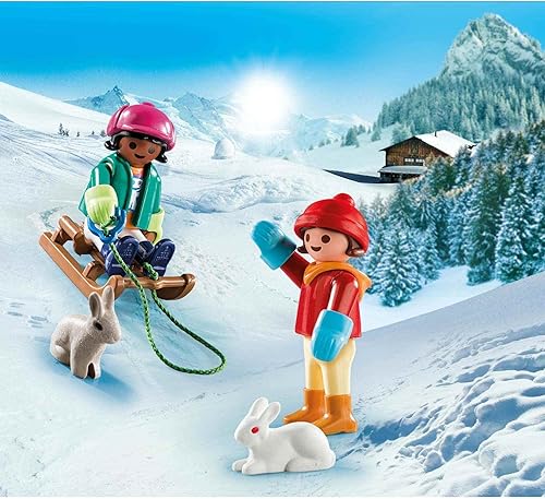 Miniatura 4 de Playmobil - Niños especiales Plus con trineo