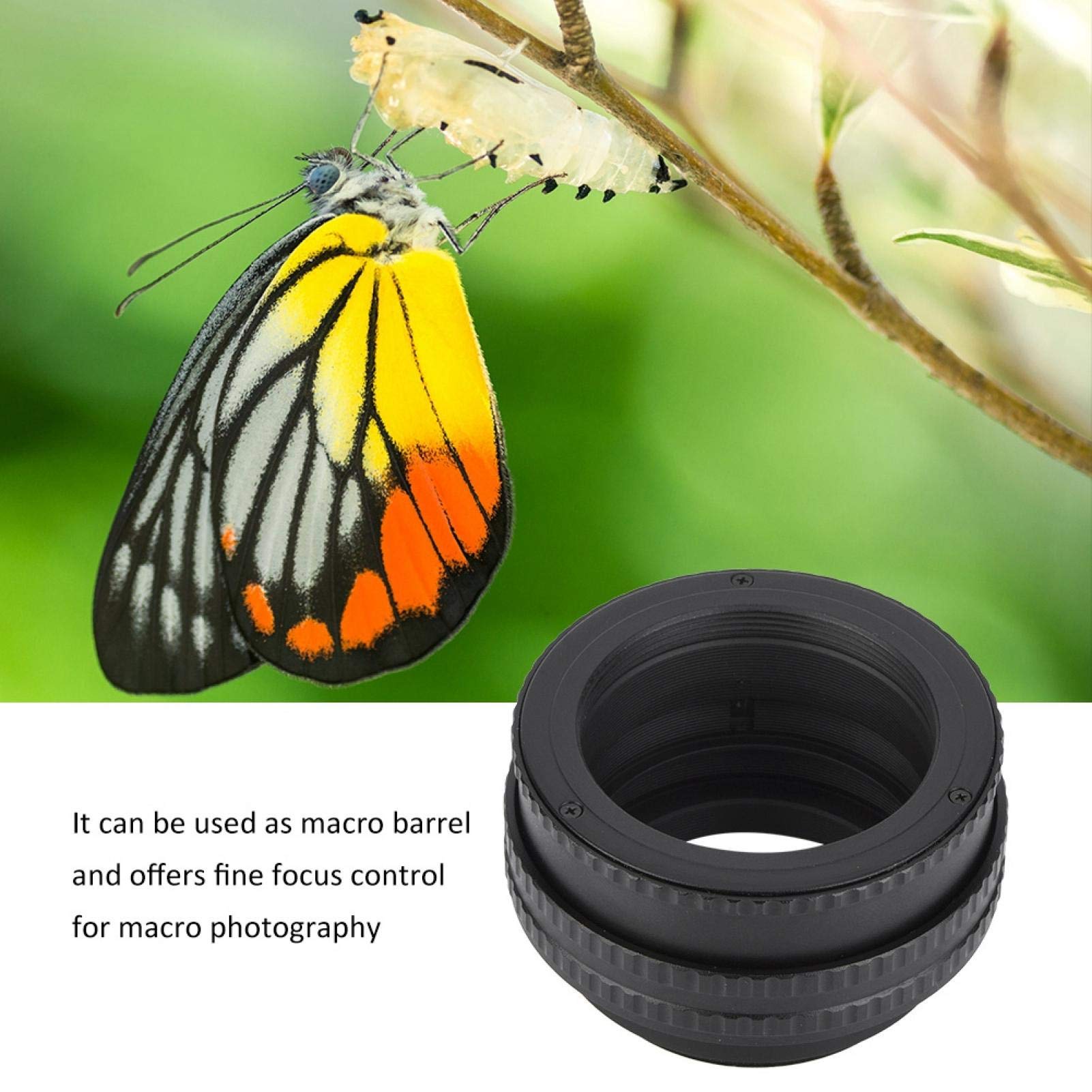 Helicoid-Adapter, M42-zu-M42-Makro-Helicoid-Adapter 17-31 mm Verstellbarer Fokussier-Helicoid-Objektivadapter M42-Helicoid-Adapter für begeisterte Fotografen