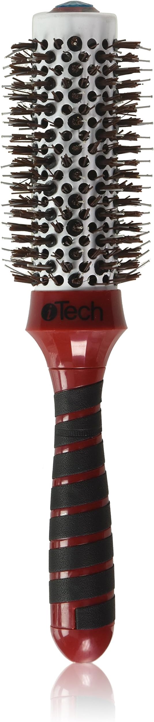 HairArt Itech Magnetic Tourmaline Boar and Nylon Bristle Hair Brush, 2 3/8 Inch