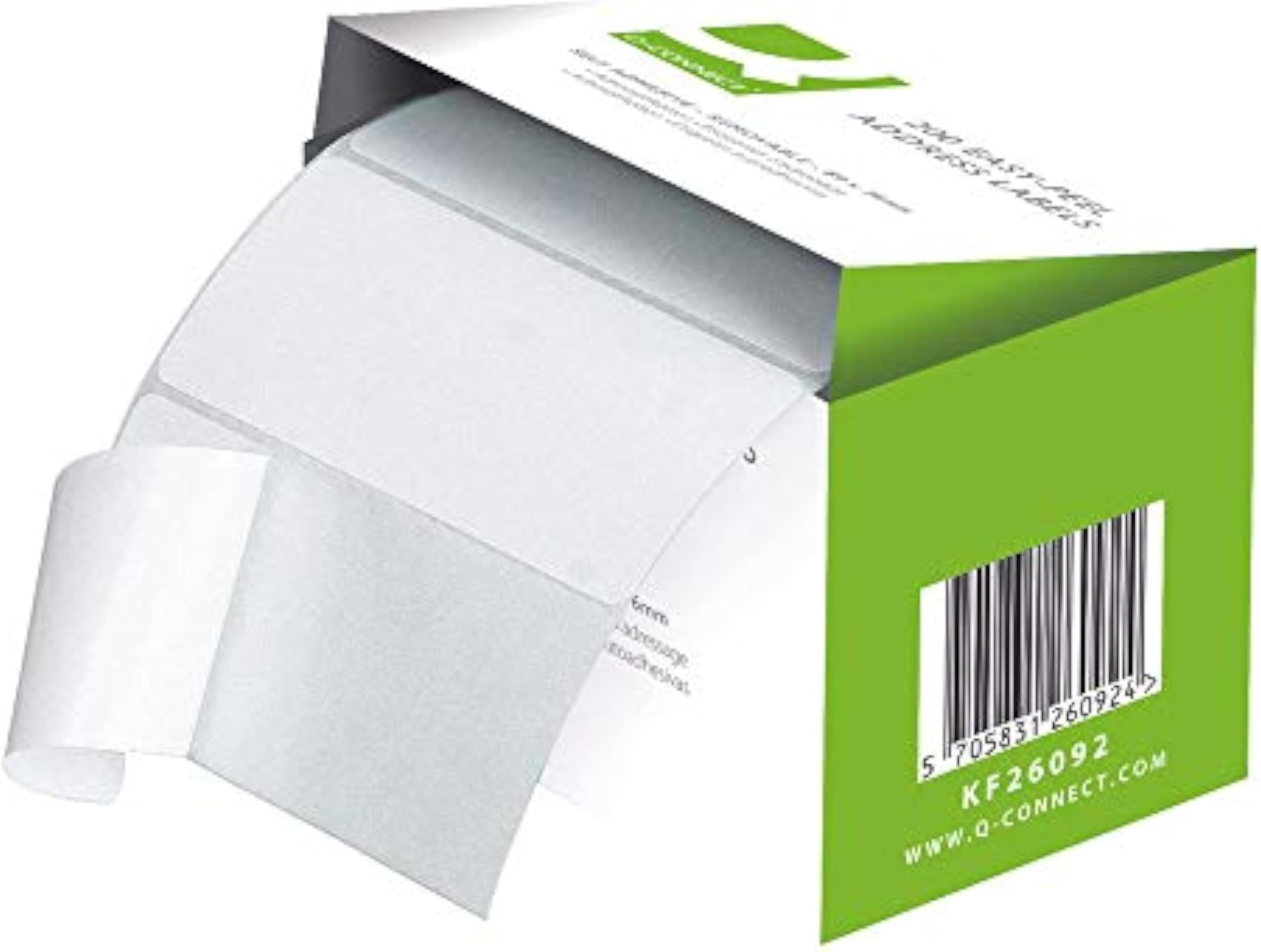 Q-Connect 2 X Easi Peel Address Label - Roll of 200