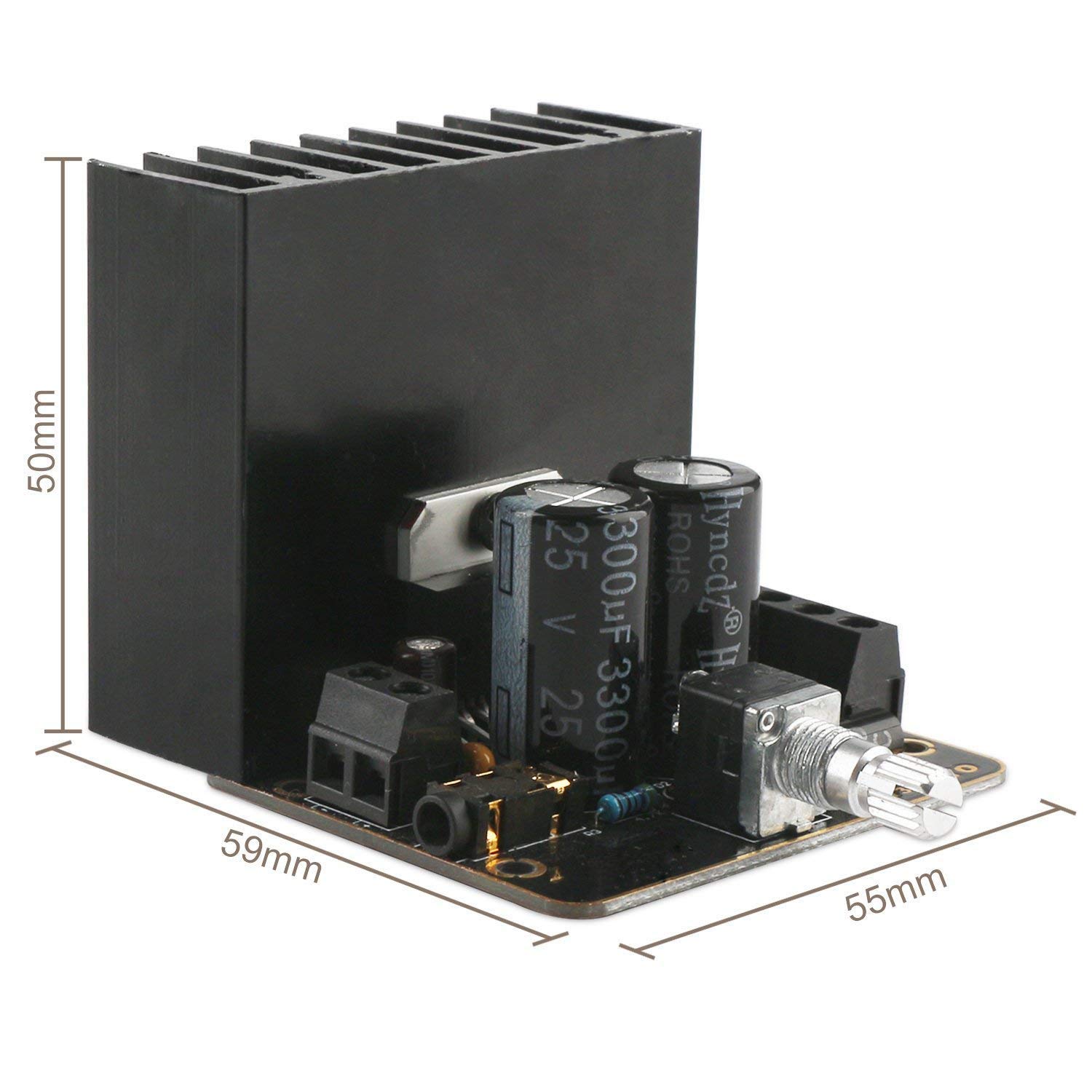 DollaTek 30W + 30W Classe AB Amplificatore Audio per Auto 2.0 Scheda Amplificatore Stereo Doppia Immersione ad Immersione in Oro TDA7377 Mini modulo Amplificatore DC12V