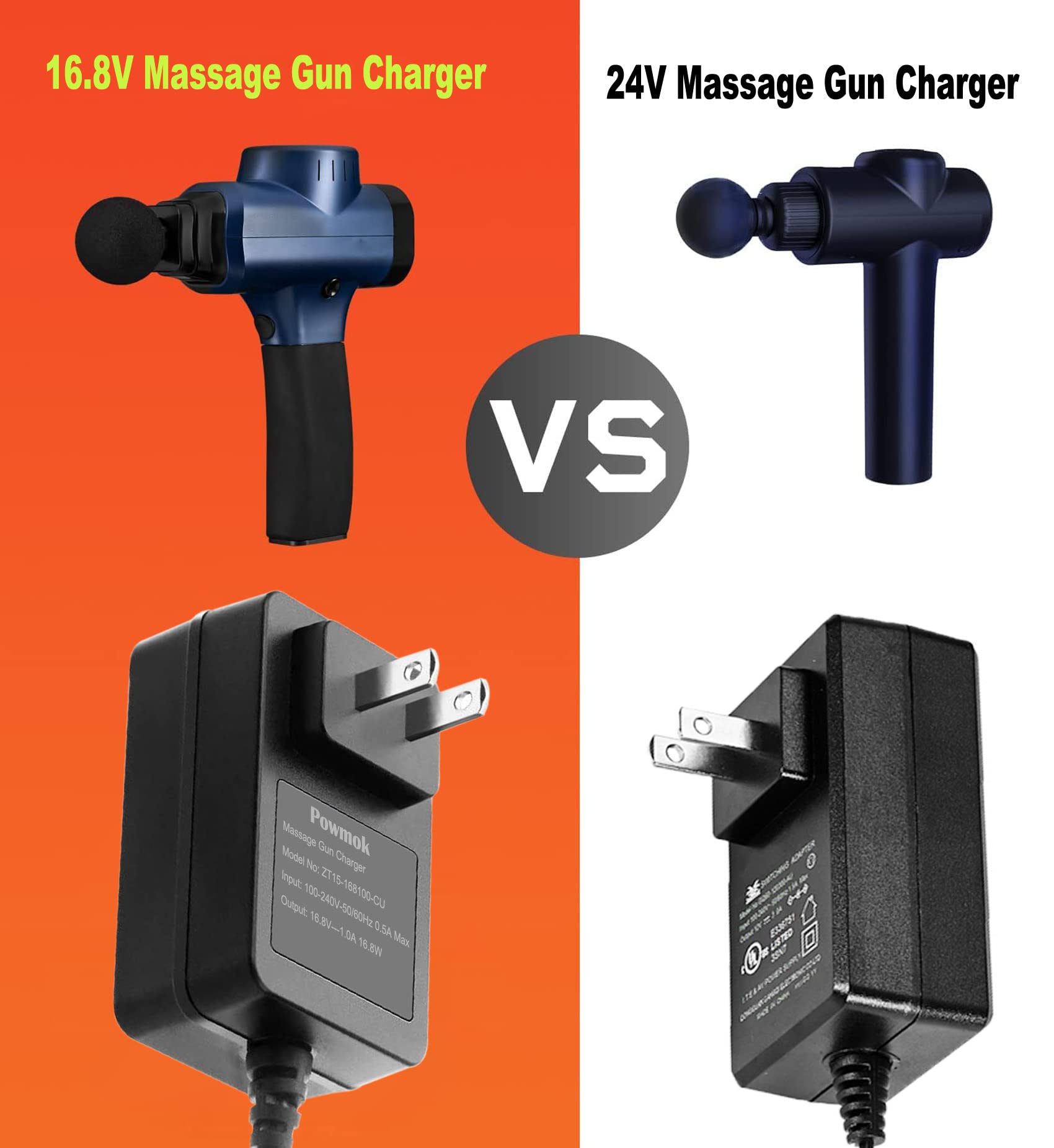 Amazon | 16.8V マッサージガン充電器 筋膜リリース器充電器