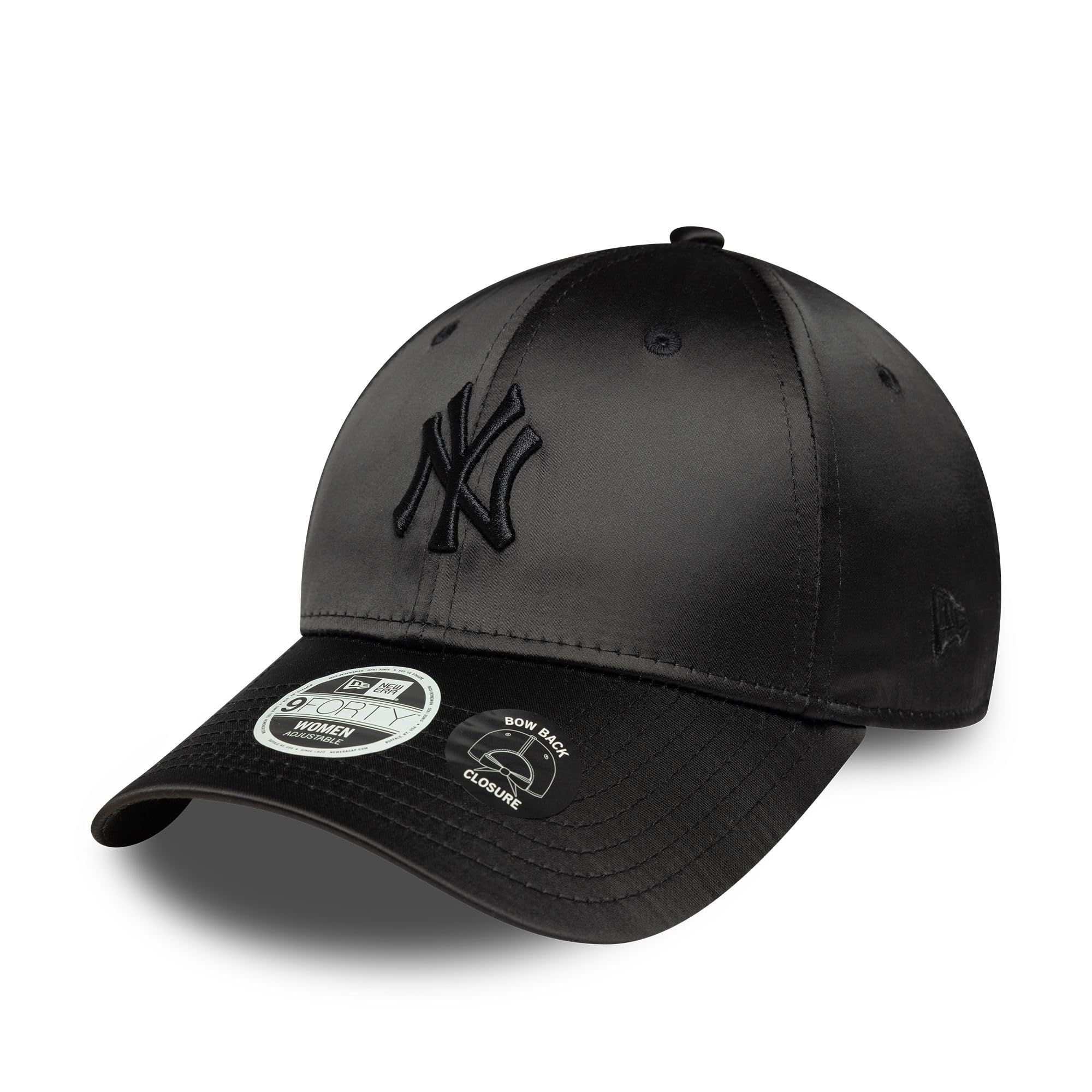 New Era New York Yankees Satin Bow 9Forty Women Cap Black