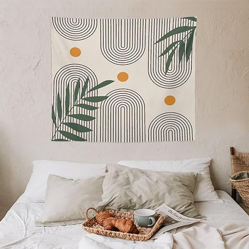 Miniatura 247 de Tapiz floral retro de los años 60 y 70, diseño hippie de primavera Groovy Flower Power Flower Boho para colgar en la pared, arte neutro para Hippie