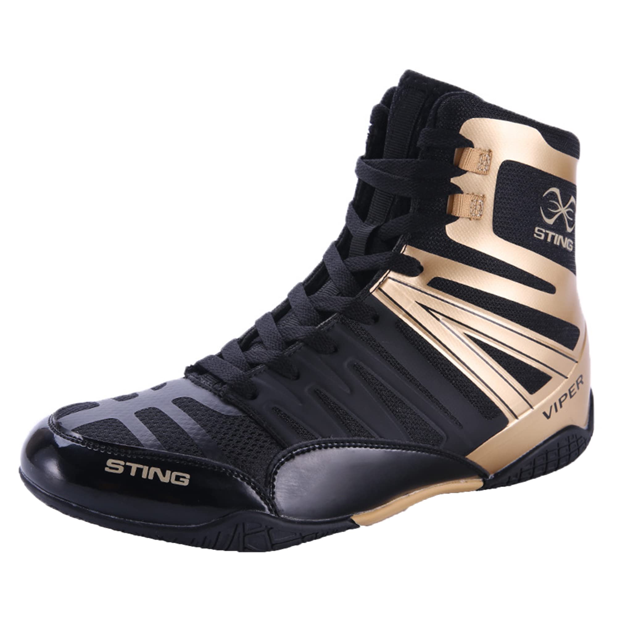 Męskie Buty bokserskie Damskie Buty zapaśnicze Trening fitness Buty bokserskie Oddychające lekkie,B,42 EU