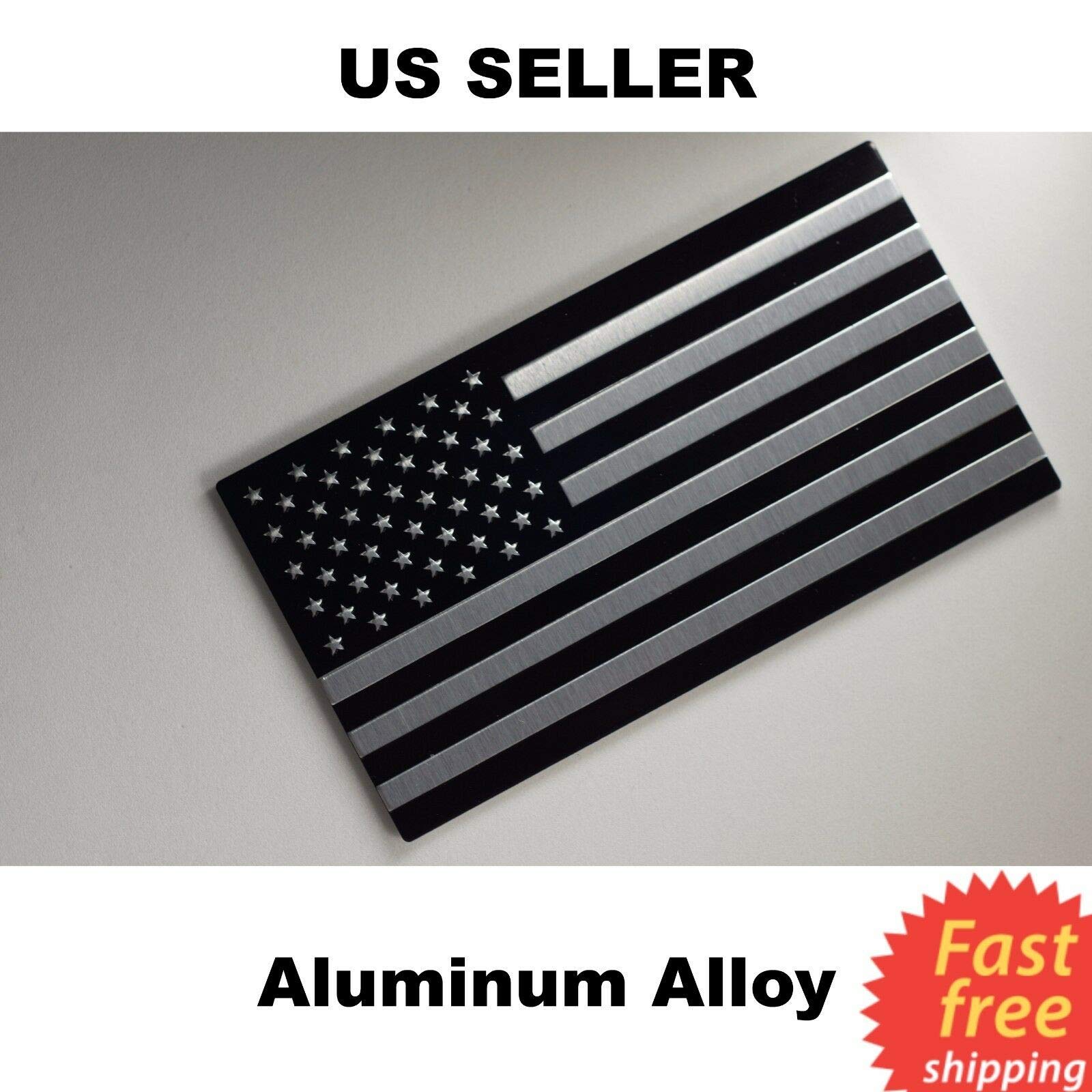 Car Emblem 3D Alloy Metal US USA The United States American Flag Sticker Logo Car Auto Spor American Flag Stickers - Foto 8