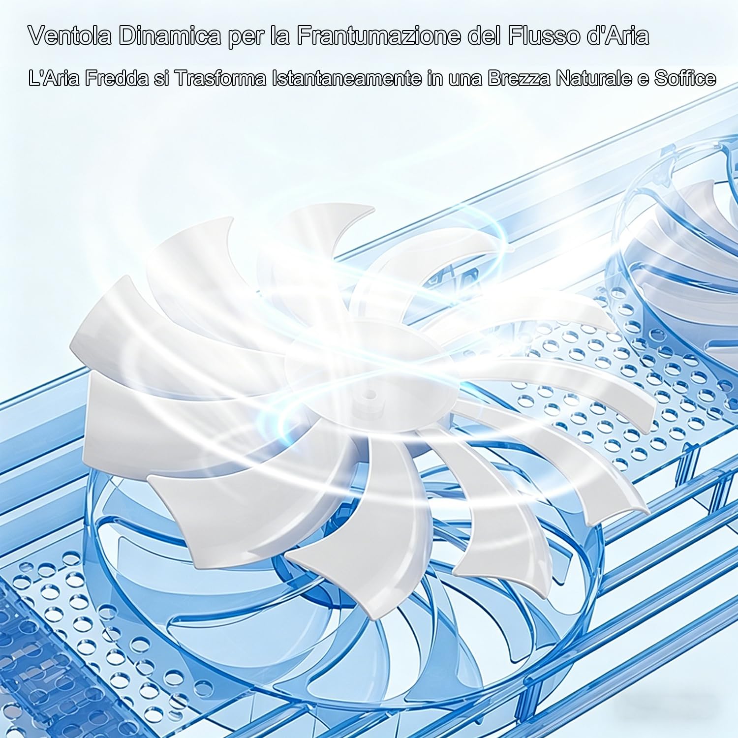 Deflettore Condizionatore Regolabile, Deflettore Aria per Condizionatore a Parete, Orientabile 180°, Anti-Correnti d'Aria, Protezione per Bambini e Famiglia