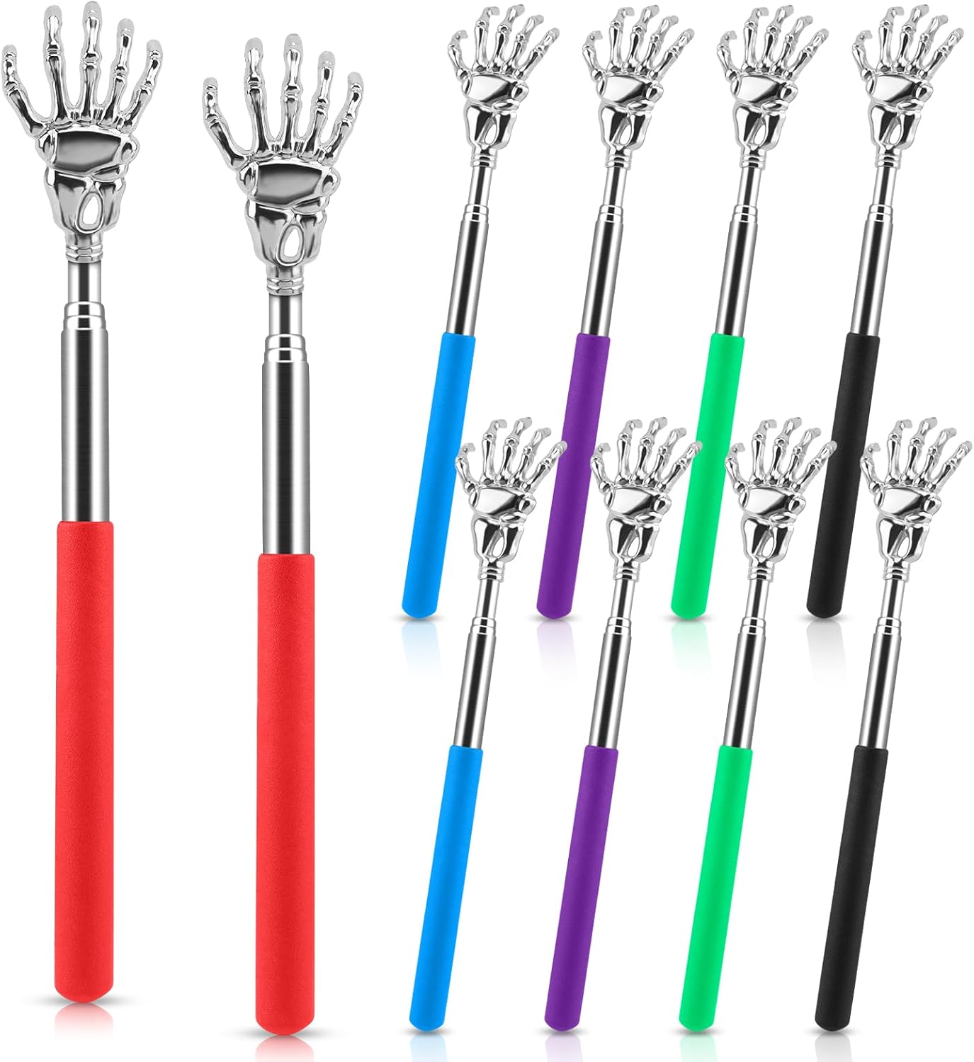 HOFASON 10 Pack Back Scratcher Bulk Christmas Stocking Stuffers for Adults